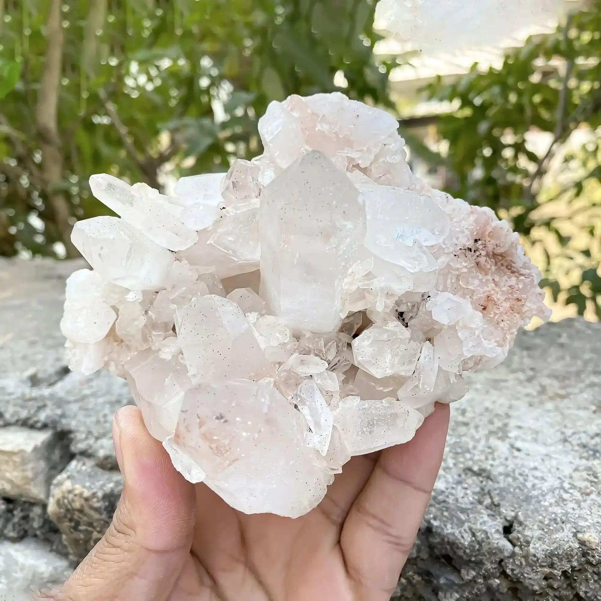 Natural Himalayan Pink Quartz 430g Himalayan Quartz