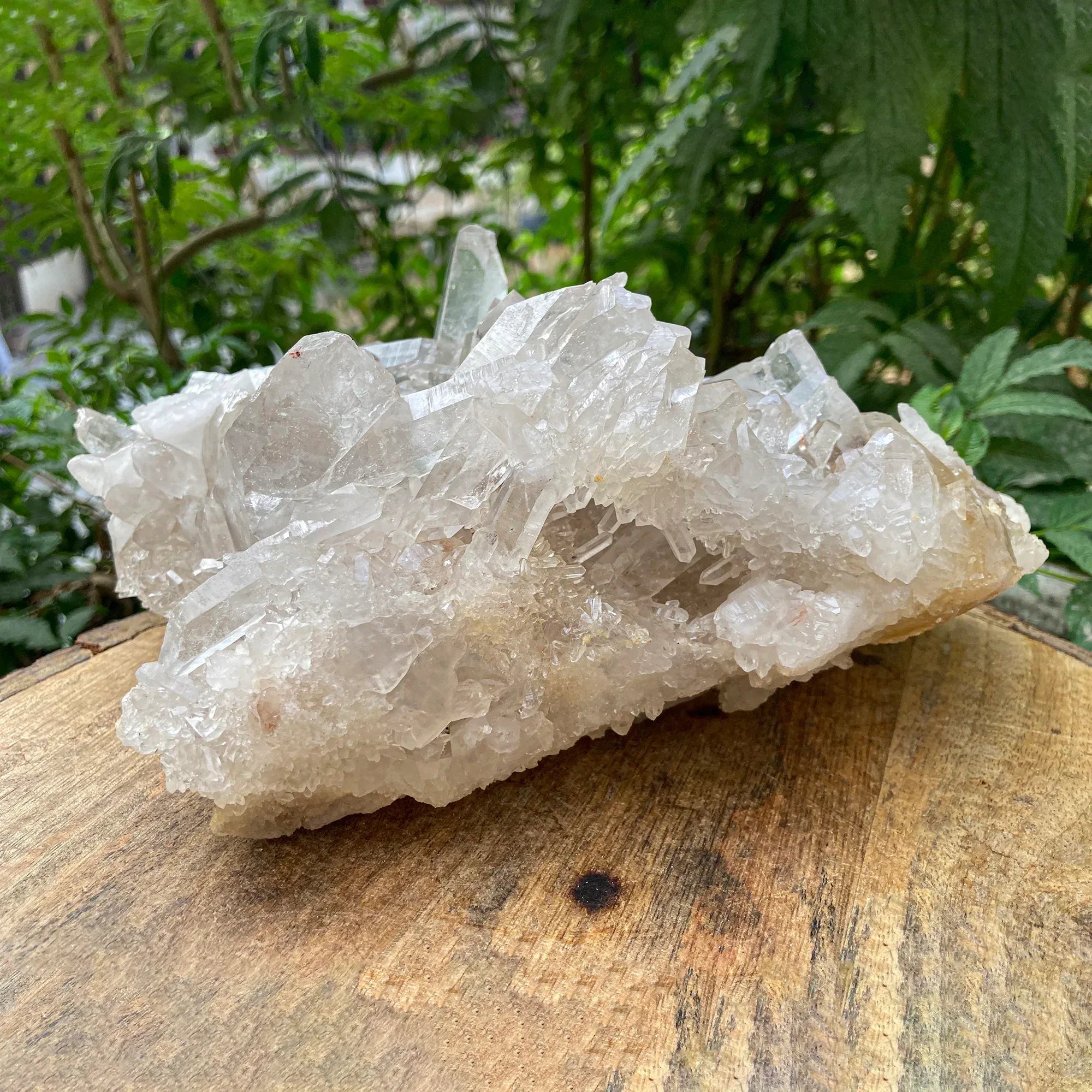 Natural Himalayan White & Pink Quartz Cluster 1815g Himalayan Quartz