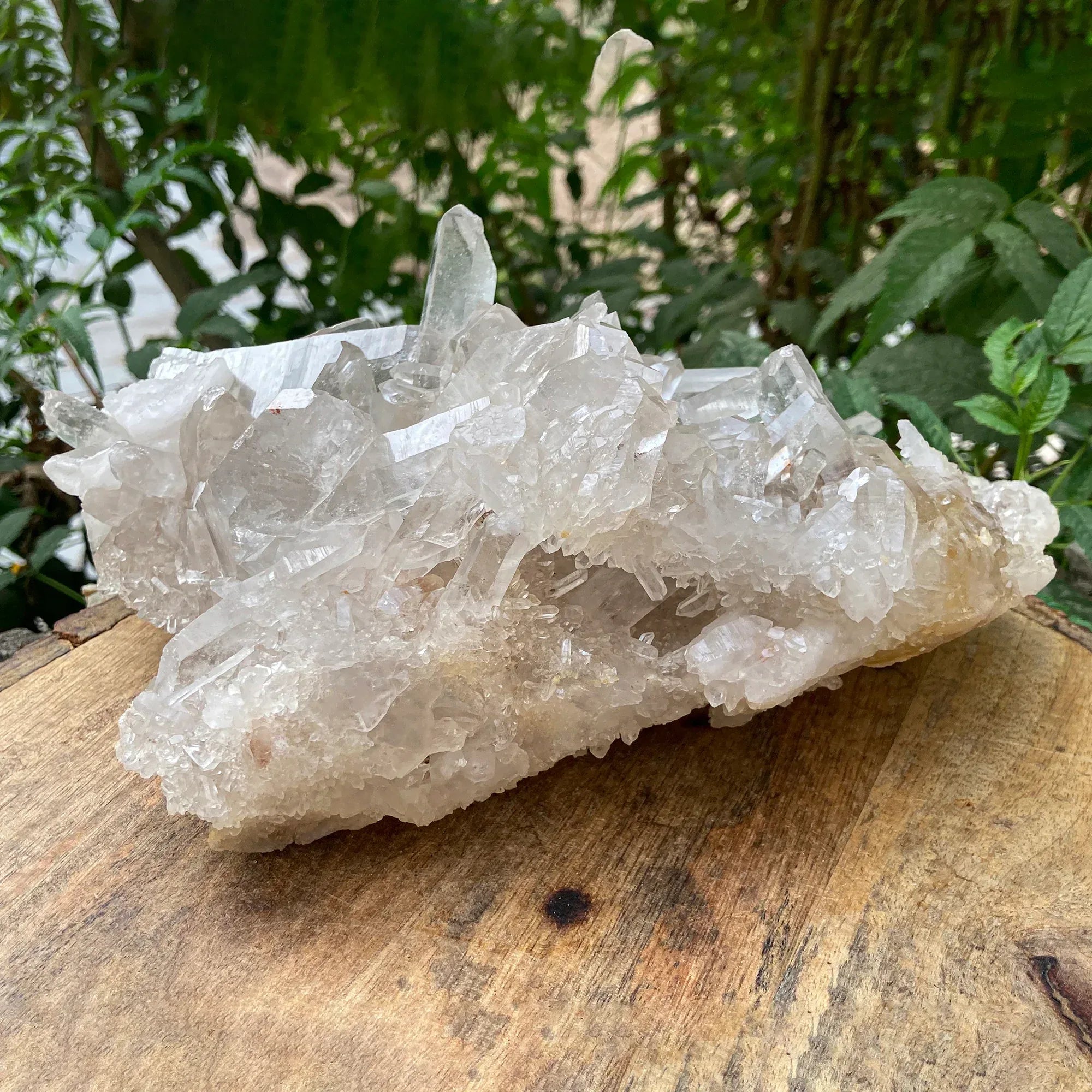 Natural Himalayan White & Pink Quartz Cluster 1815g Himalayan Quartz