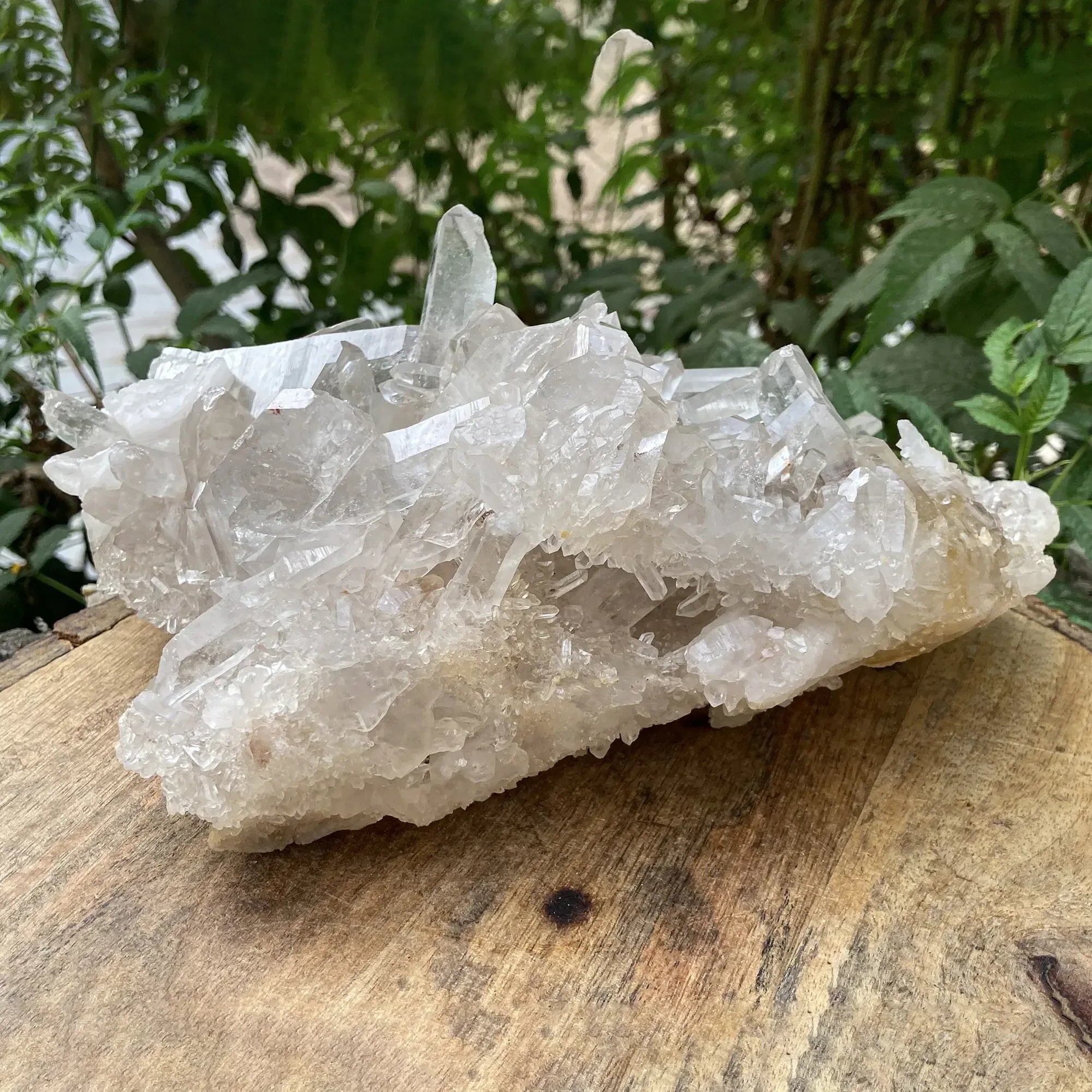 Natural Himalayan White & Pink Quartz Cluster 1815g Himalayan Quartz