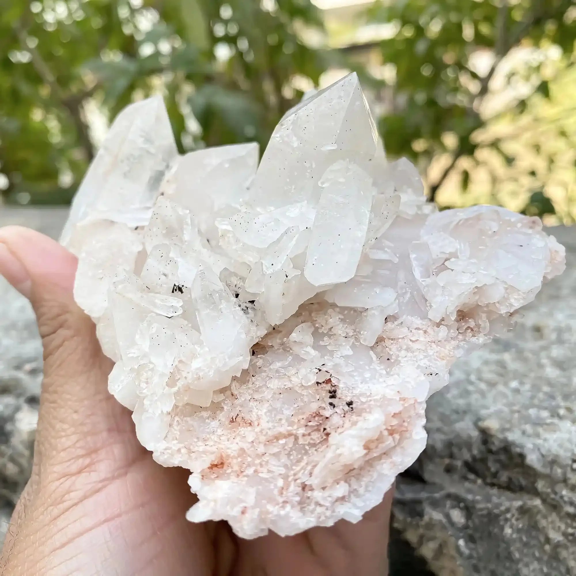 Natural Himalayan Pink Quartz 430g Himalayan Quartz