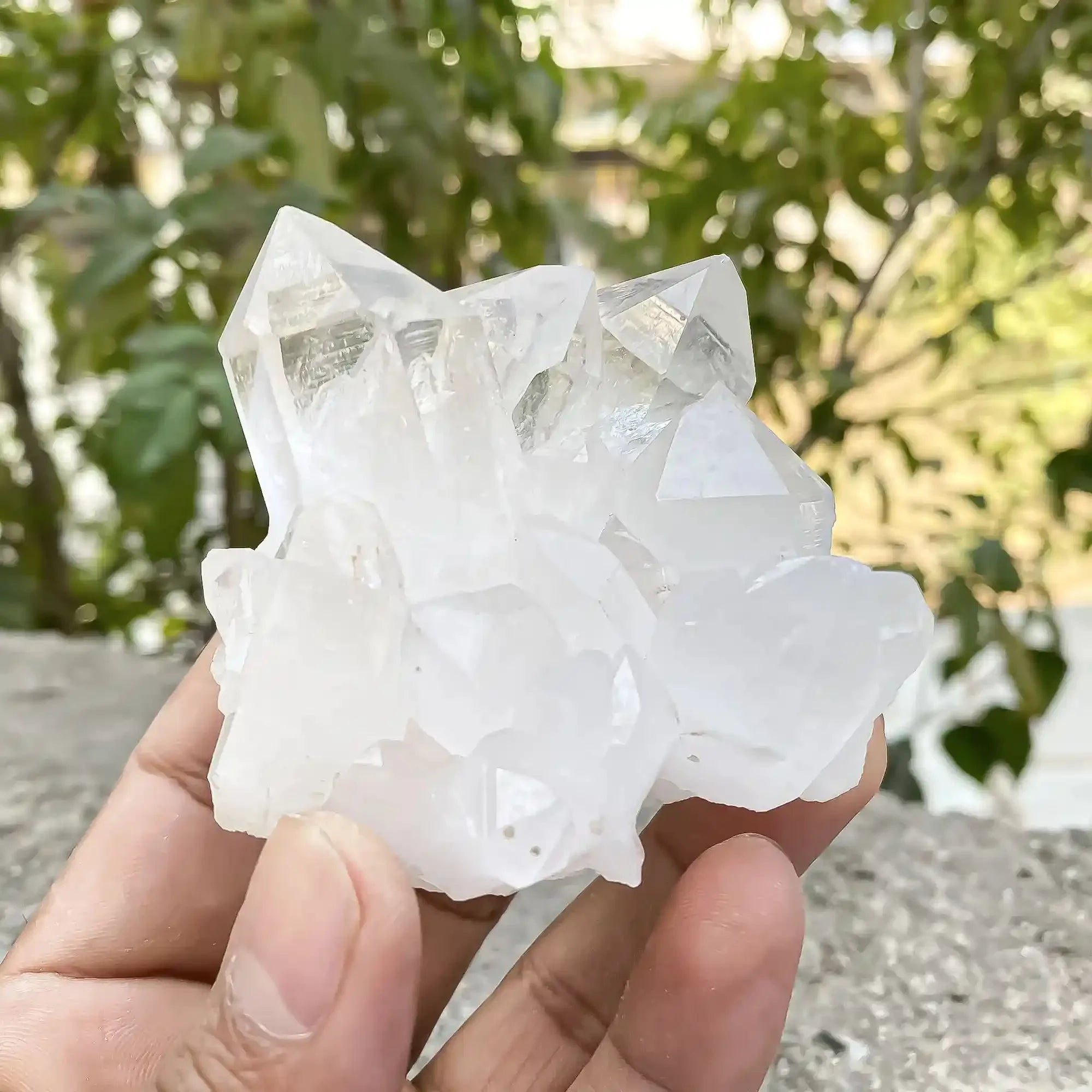 Natural Himalayan White Quartz 190g Himalayan Quartz