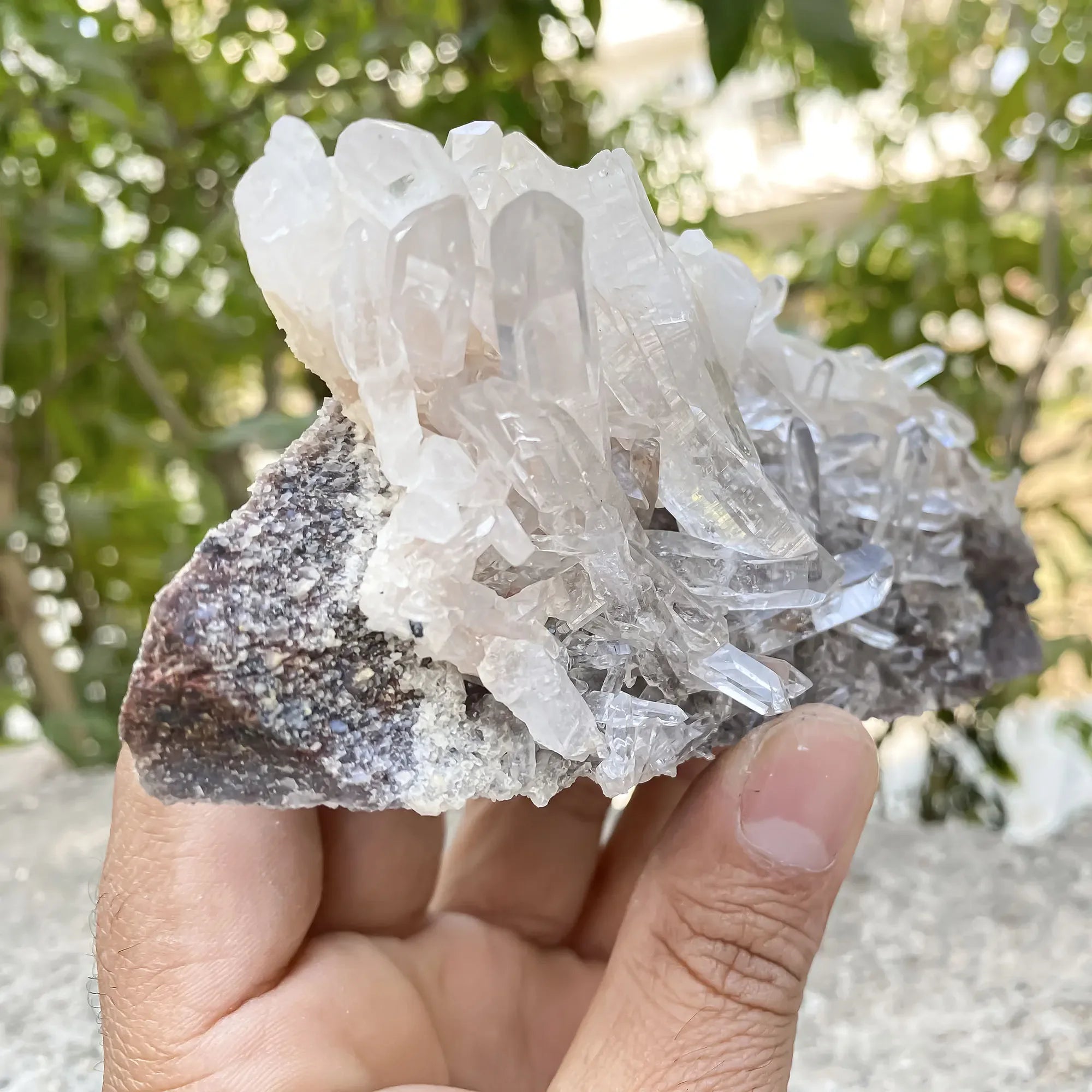 Natural Himalayan White Quartz 440g Himalayan Quartz