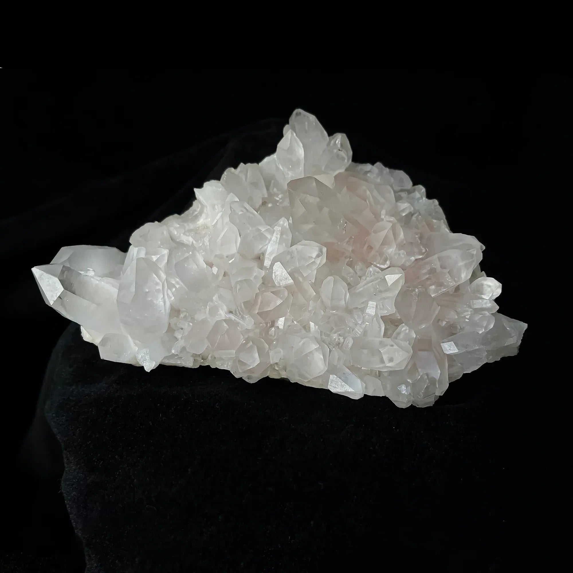 Natural Himalayan Pink Quartz Cluster 585g Healing Crystal Himalayan Quartz