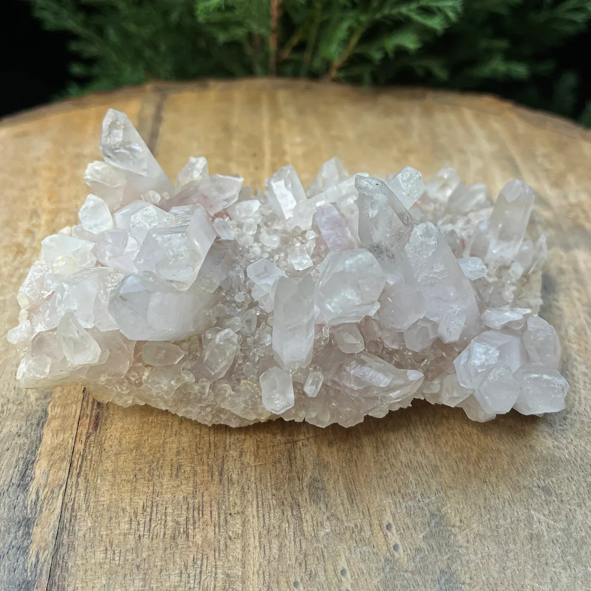 Natural Himalayan Pink Quartz Cluster 290g Healing Crystal Himalayan Quartz