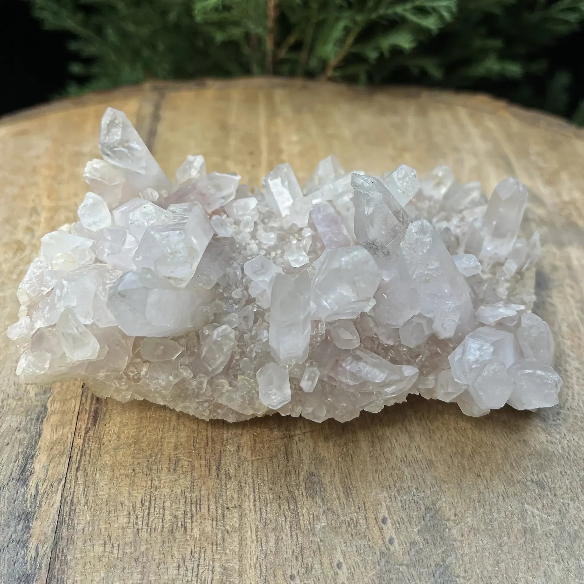 Natural Himalayan Pink Quartz Cluster 290g Healing Crystal Himalayan Quartz