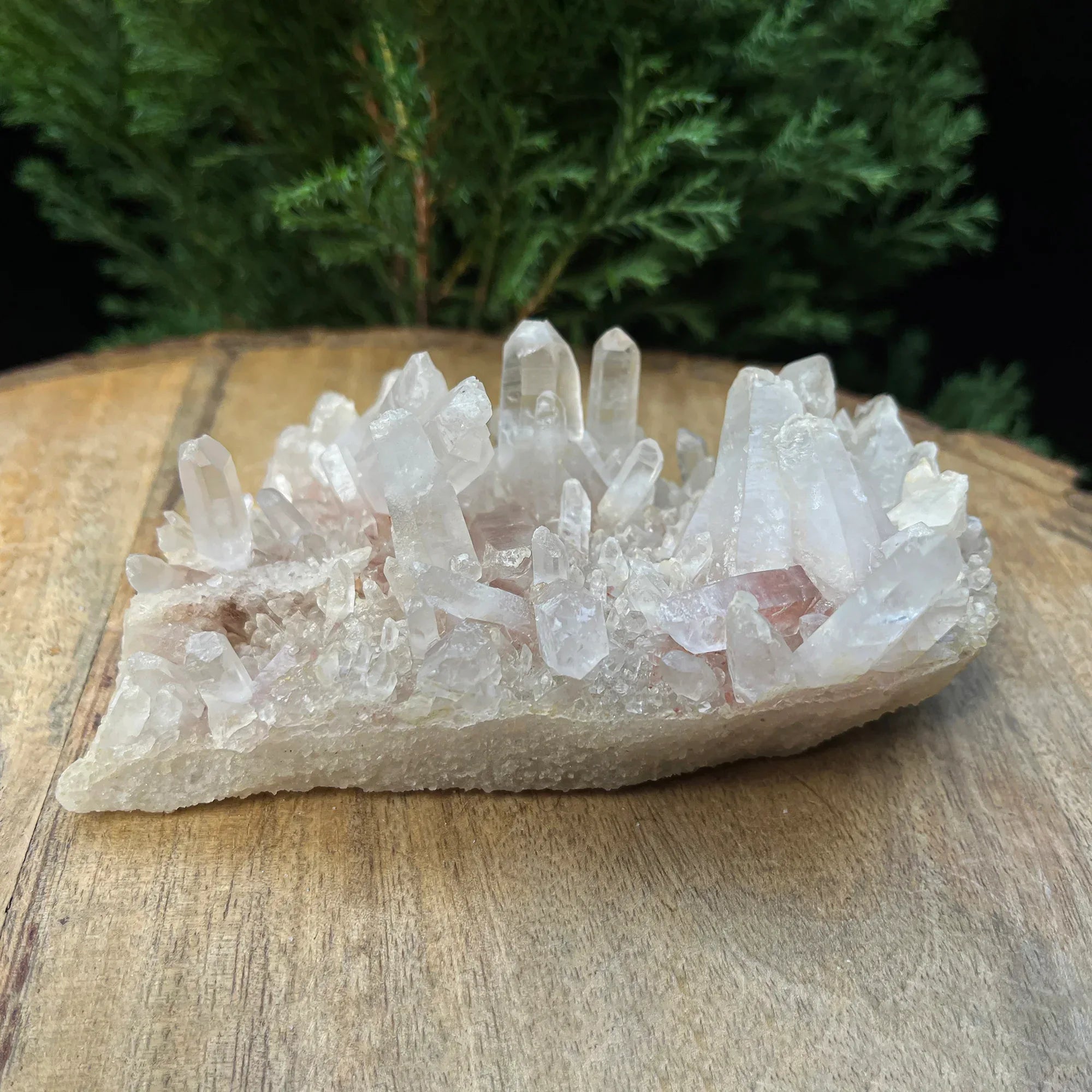 Natural Himalayan Pink Quartz Cluster 290g Healing Crystal Himalayan Quartz