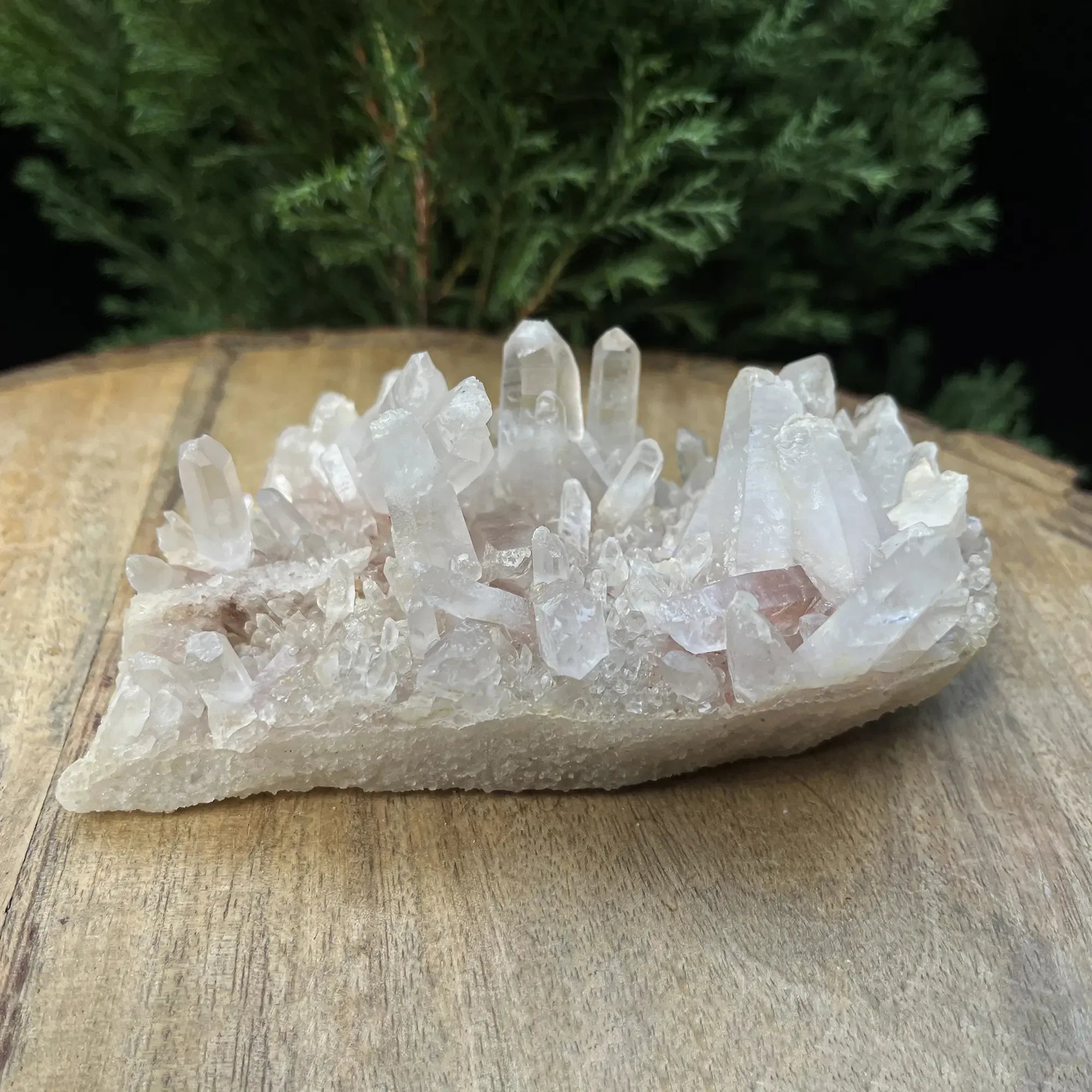 Natural Himalayan Pink Quartz Cluster 290g Healing Crystal Himalayan Quartz