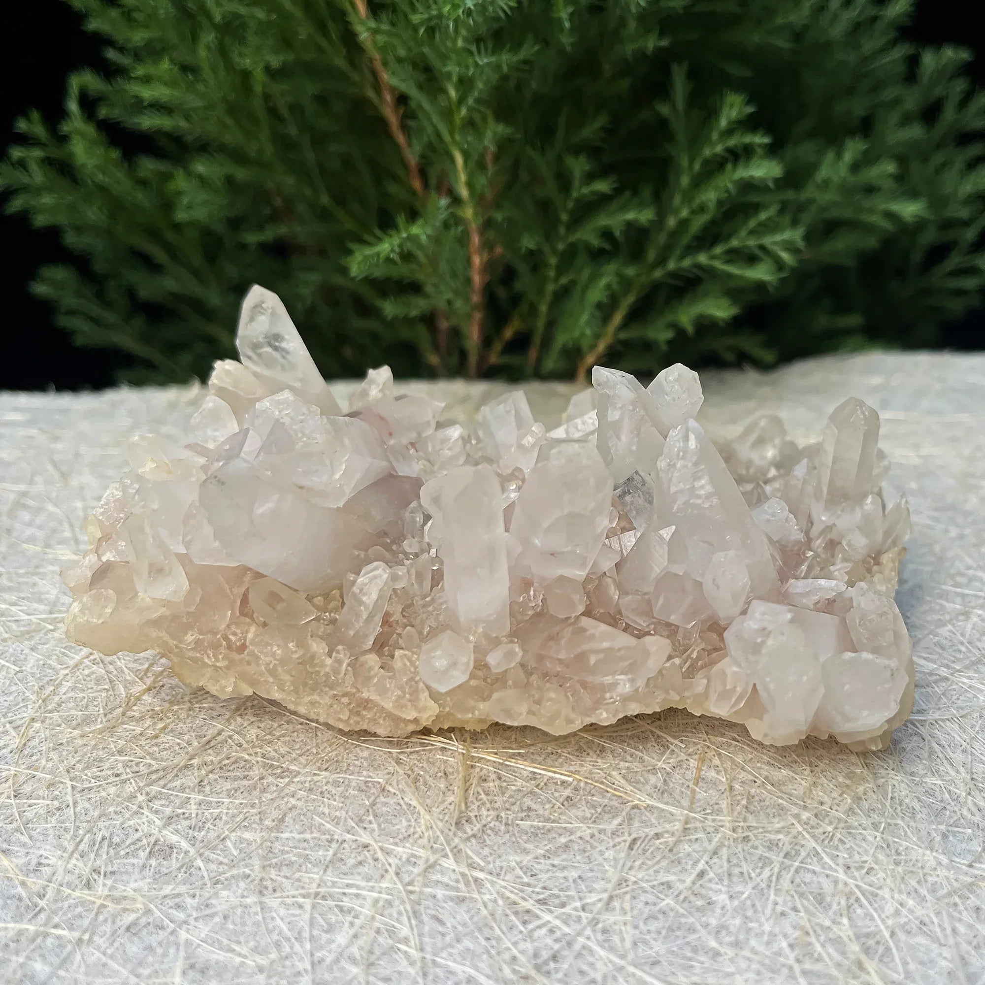 Natural Himalayan Pink Quartz Cluster 290g Healing Crystal Himalayan Quartz