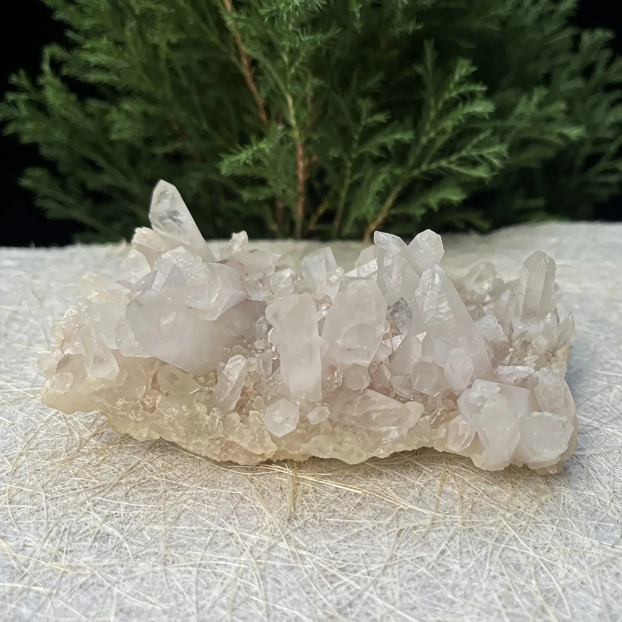 Natural Himalayan Pink Quartz Cluster 290g Healing Crystal Himalayan Quartz