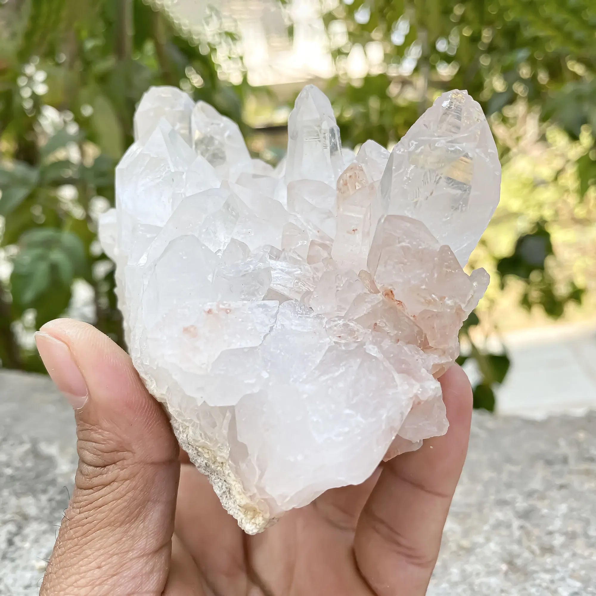 Natural Himalayan Pink Quartz 610g Himalayan Quartz