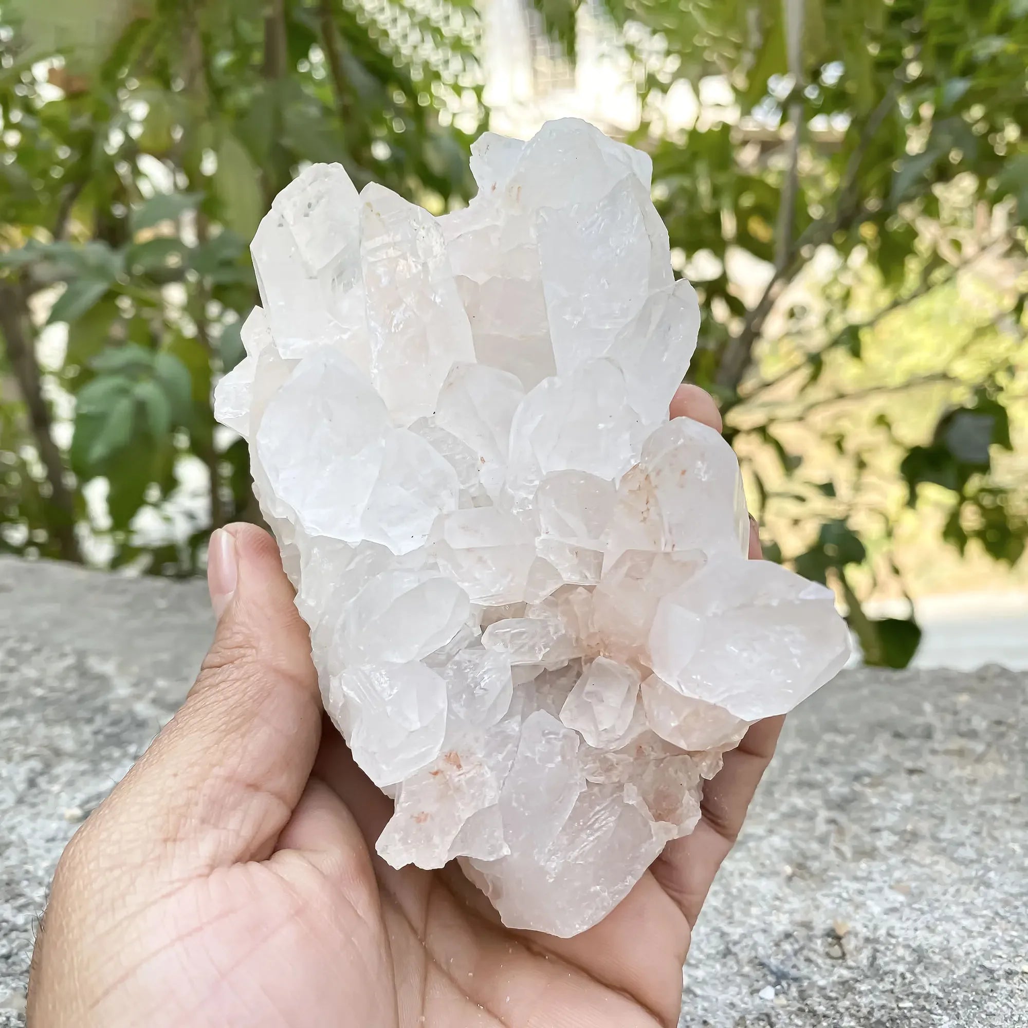 Natural Himalayan Pink Quartz 610g Himalayan Quartz