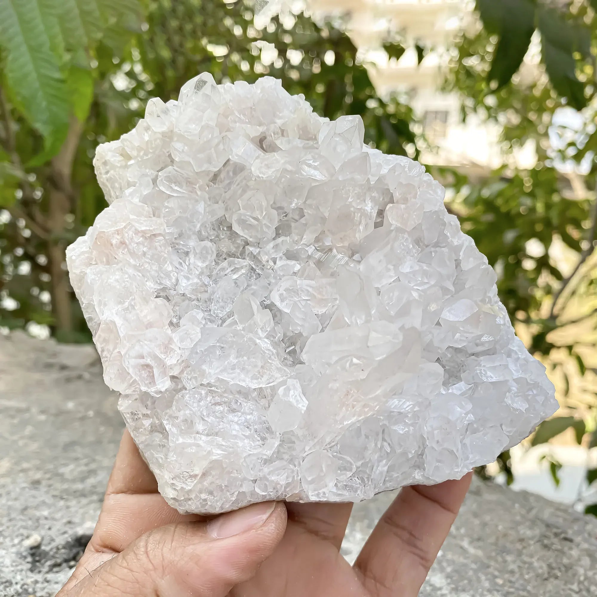 Natural Himalayan White Quartz 575g Himalayan Quartz