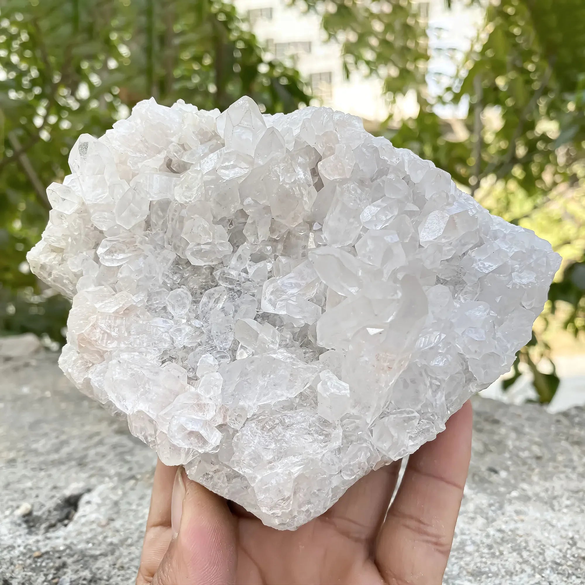 Natural Himalayan White Quartz 575g Himalayan Quartz