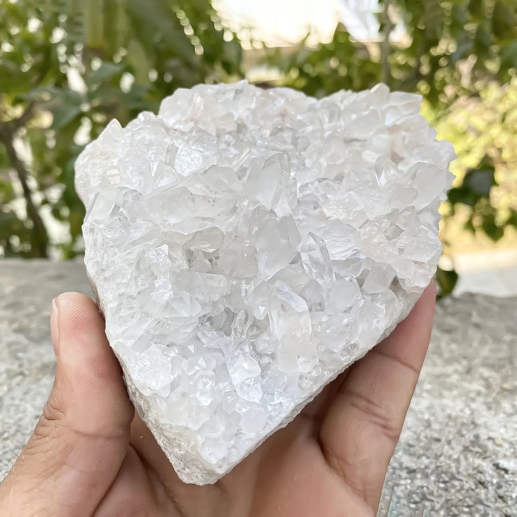 Natural Himalayan White Quartz 575g Himalayan Quartz