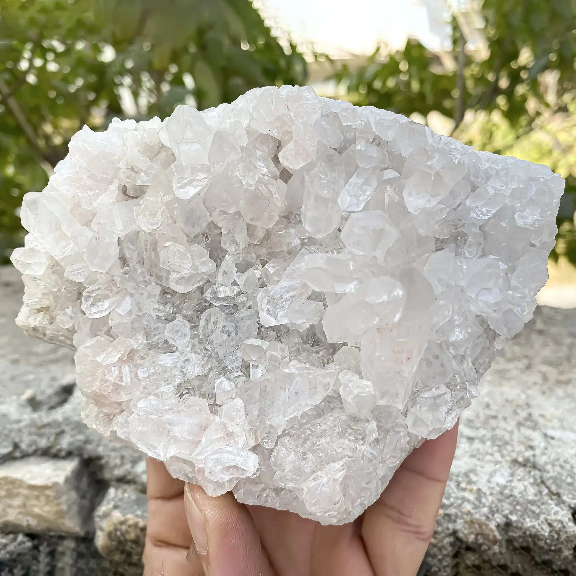 Natural Himalayan White Quartz 575g Himalayan Quartz