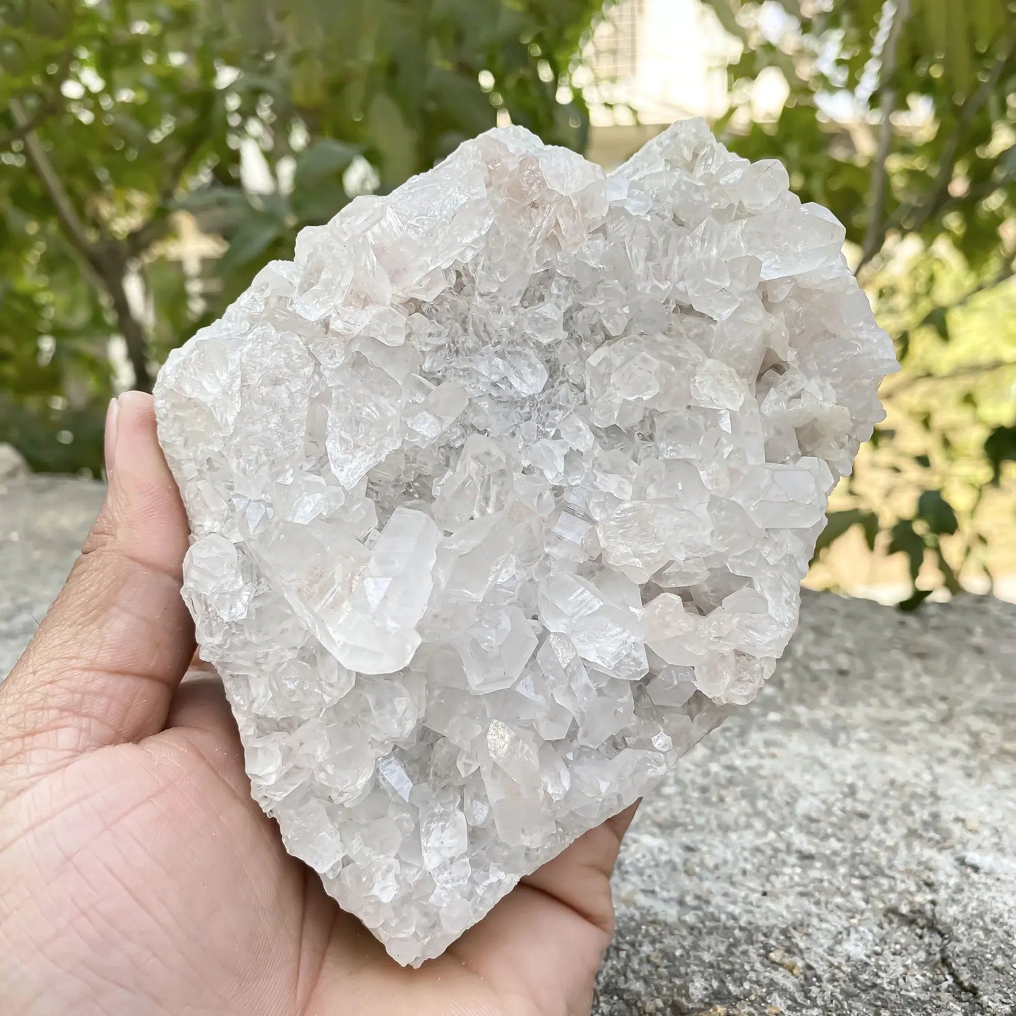 Natural Himalayan White Quartz 575g Himalayan Quartz