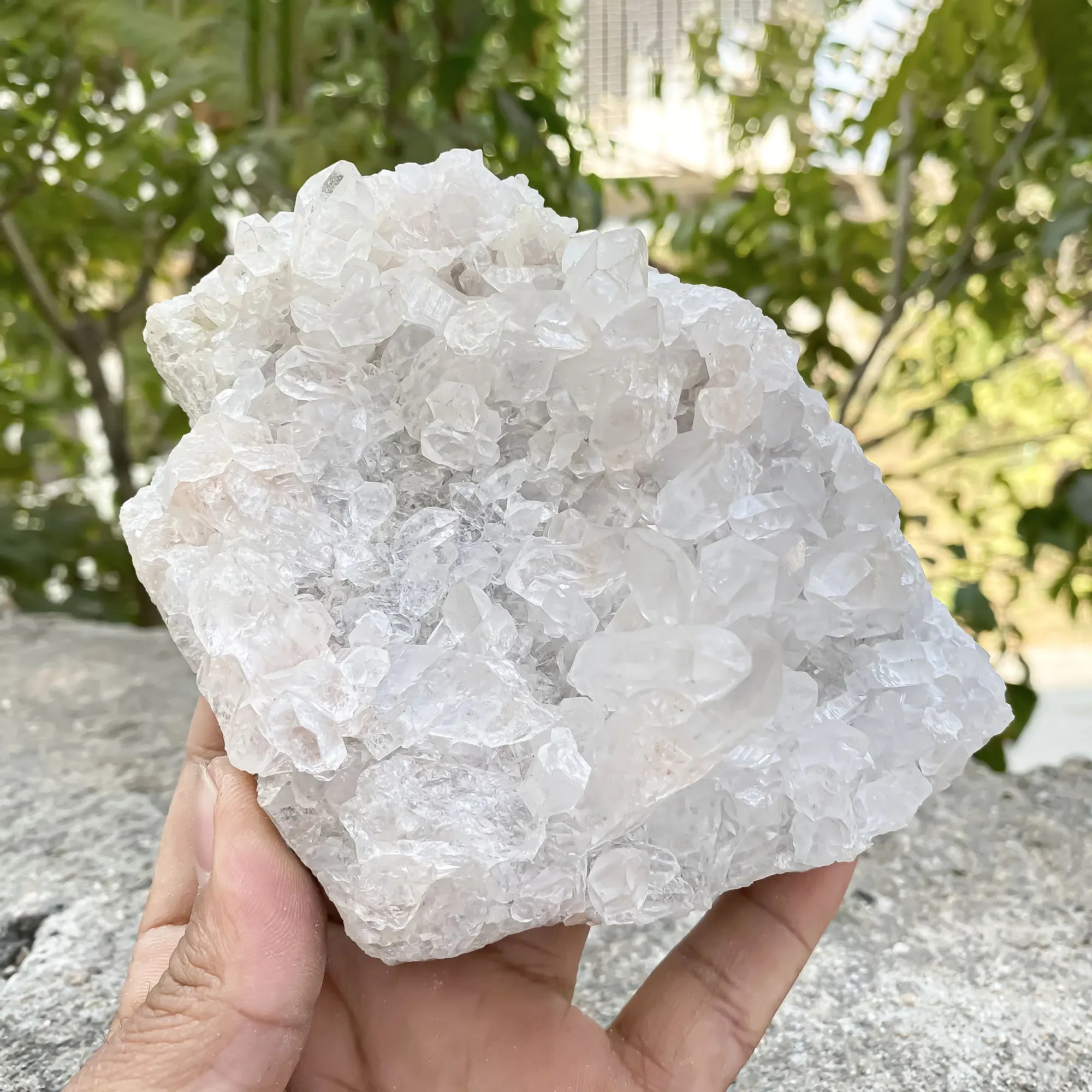 Natural Himalayan White Quartz 575g Himalayan Quartz