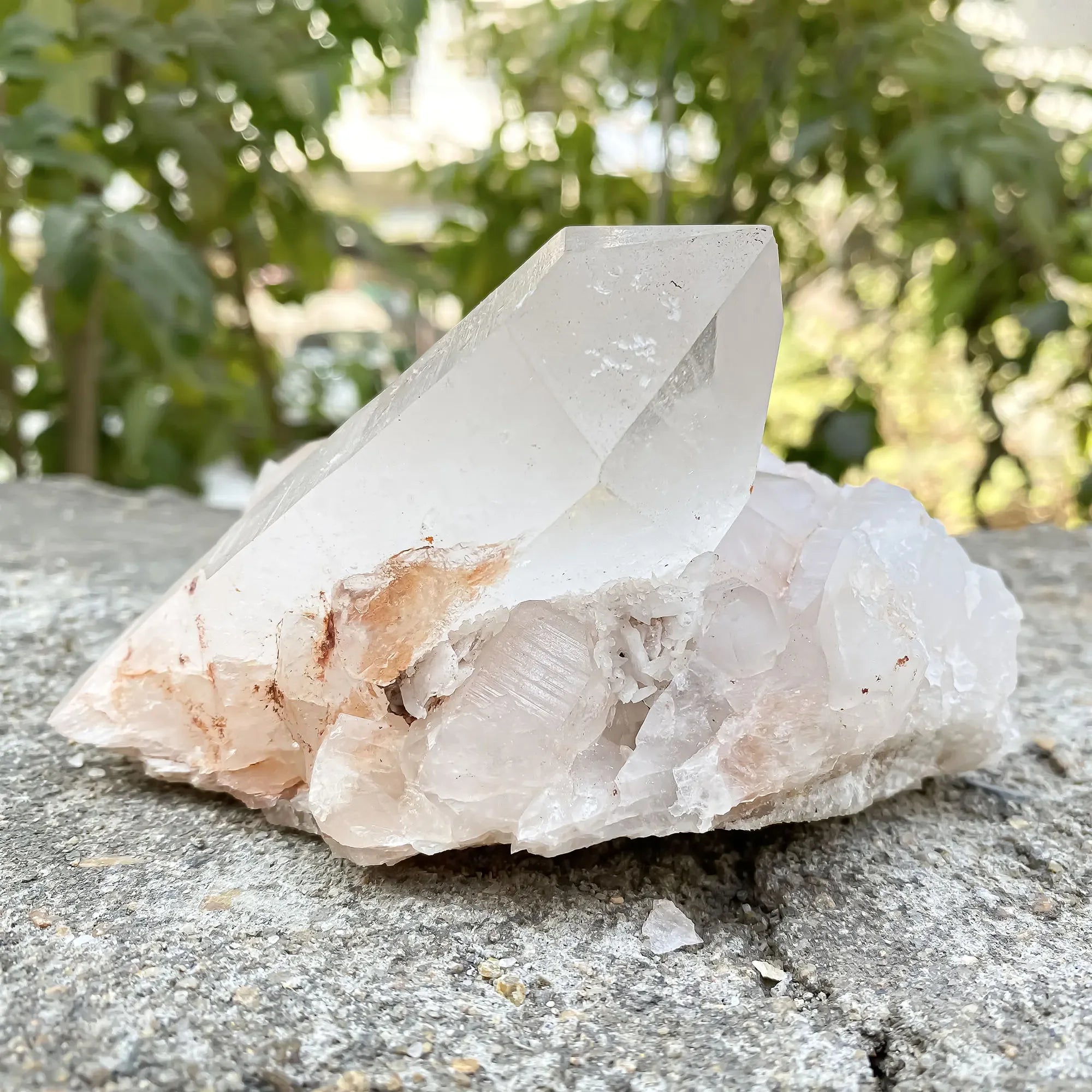 Natural Himalayan Pink Quartz 610g Himalayan Quartz
