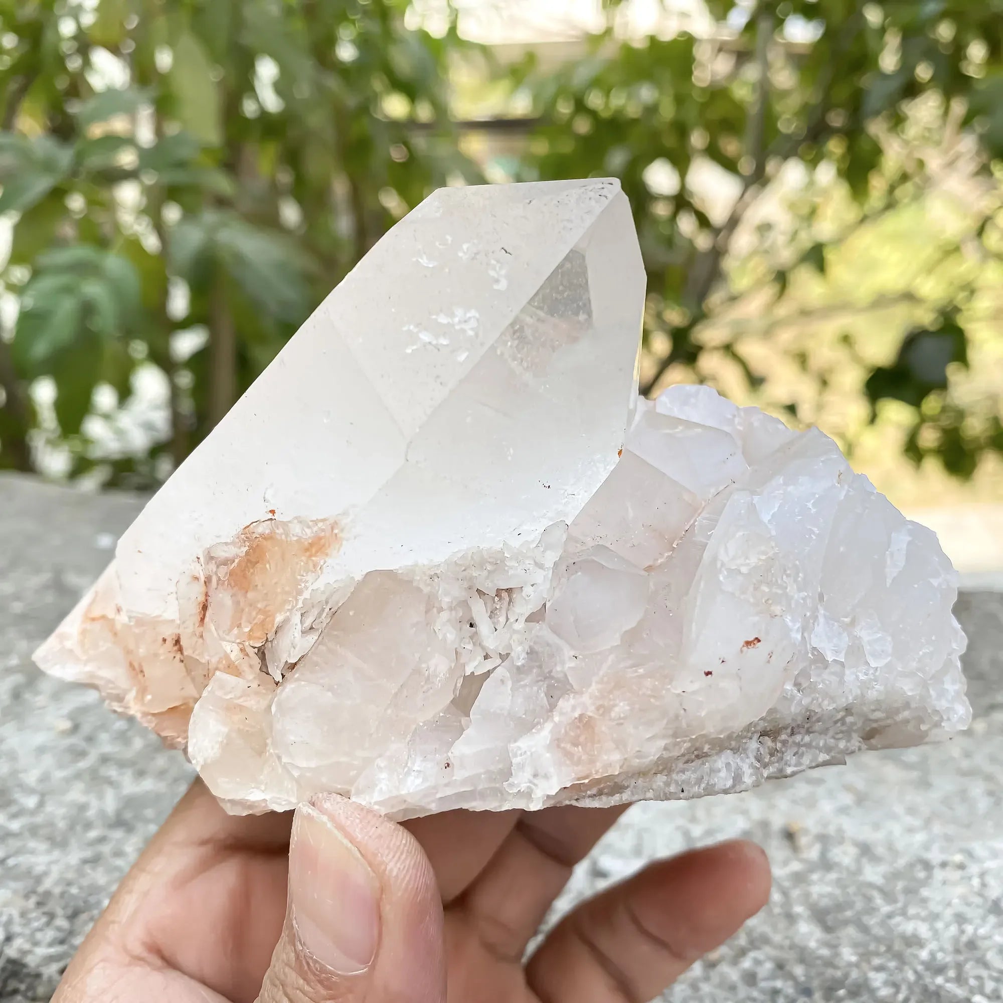 Natural Himalayan Pink Quartz 610g Himalayan Quartz