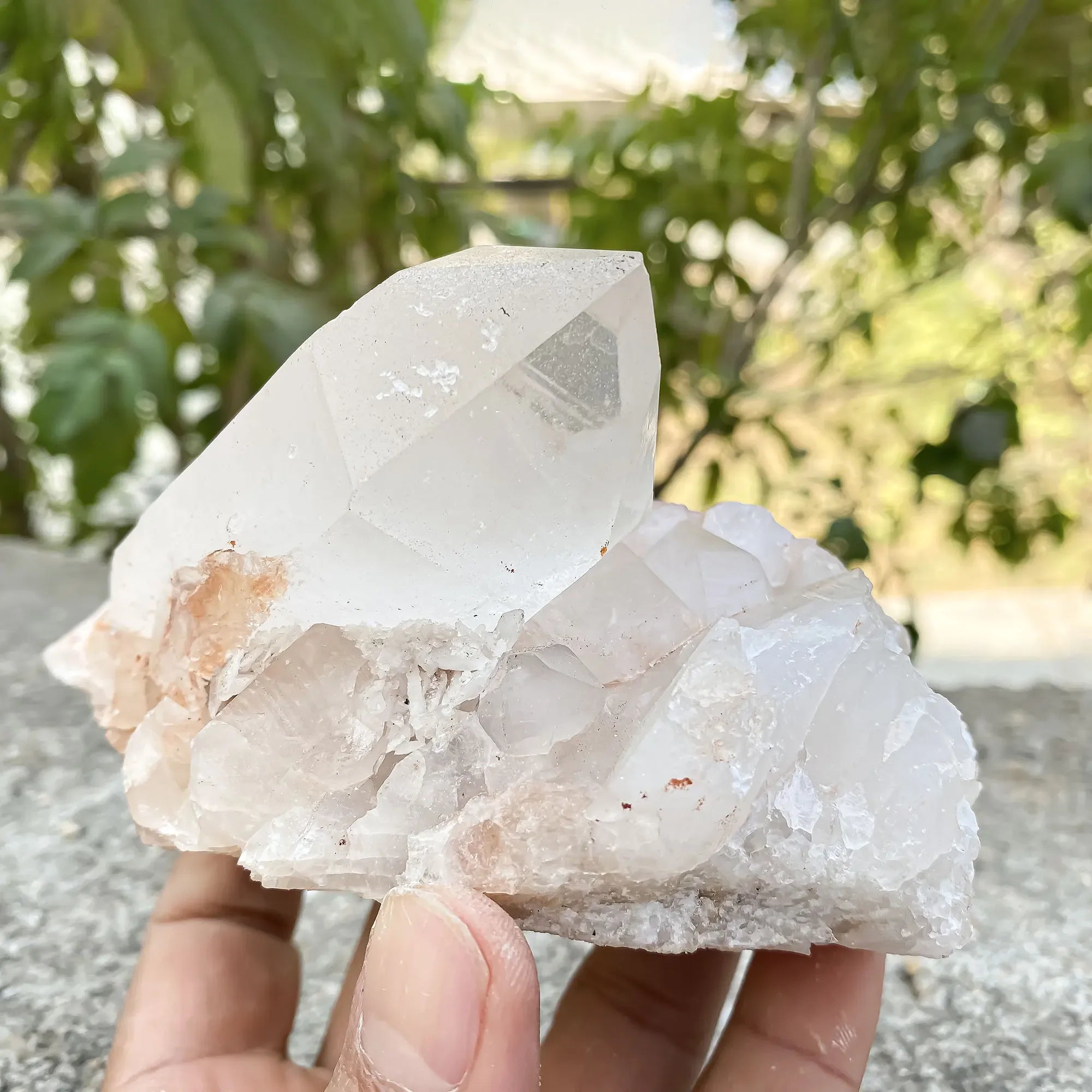Natural Himalayan Pink Quartz 610g Himalayan Quartz