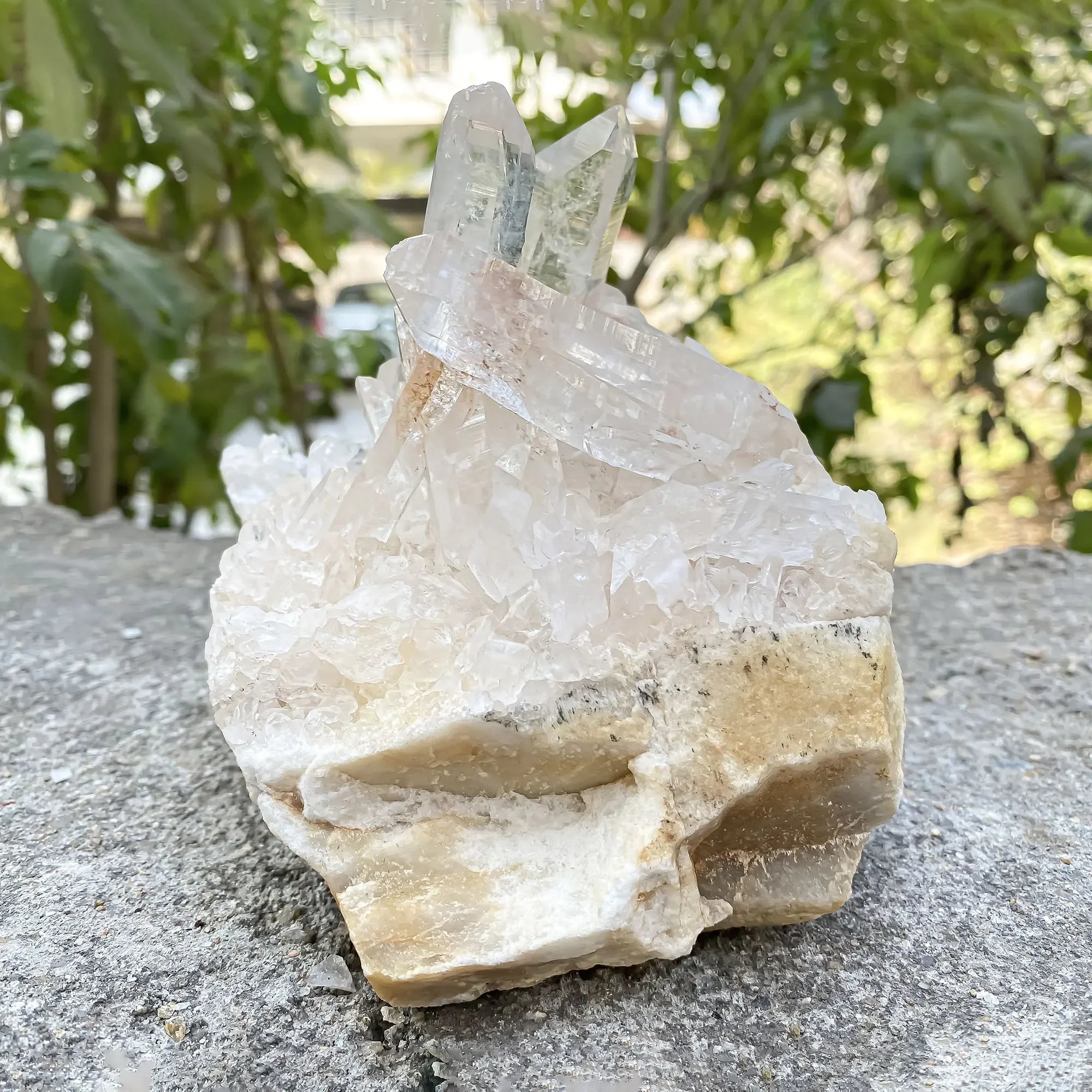 Natural Himalayan White Quartz 1580g Himalayan Quartz