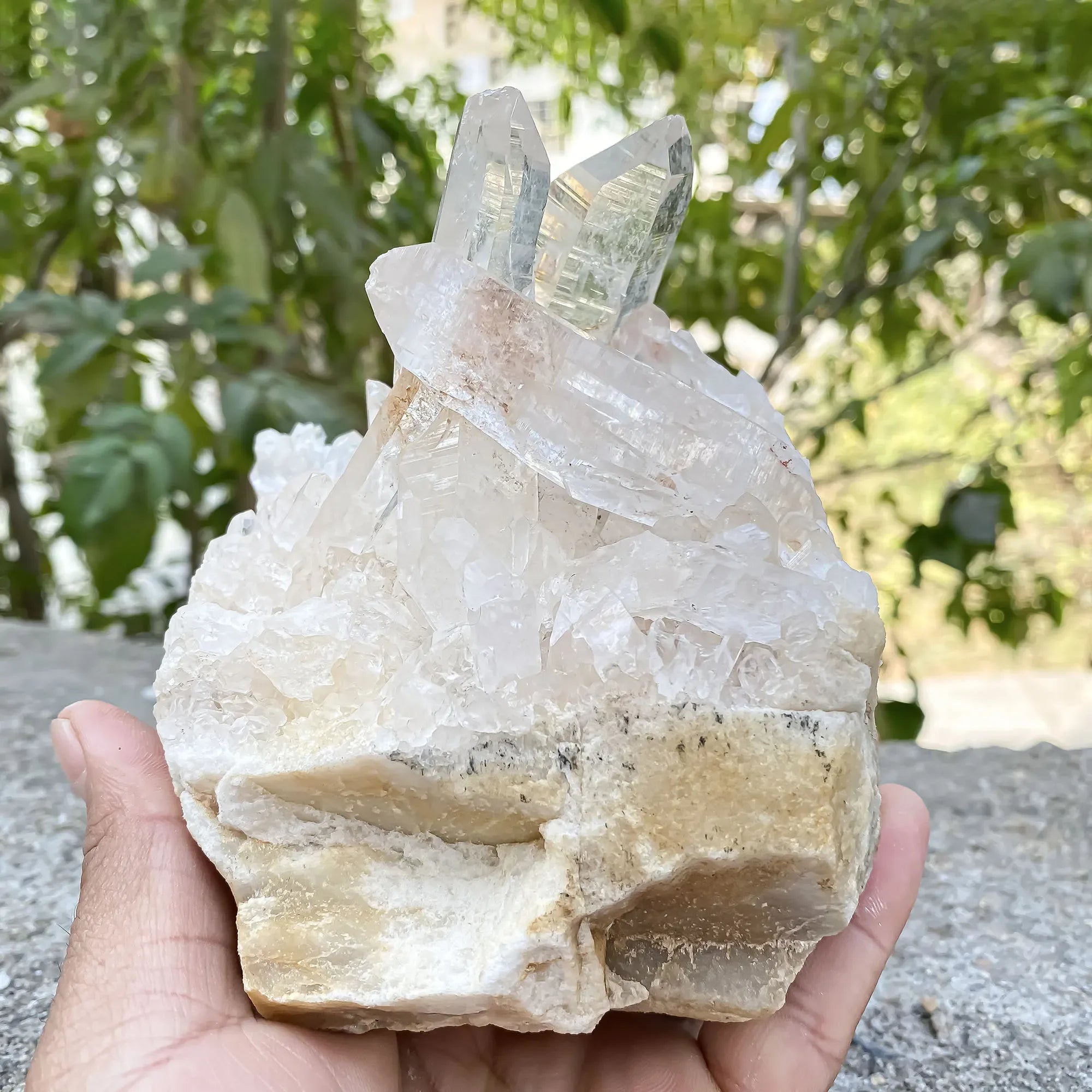 Natural Himalayan White Quartz 1580g Himalayan Quartz