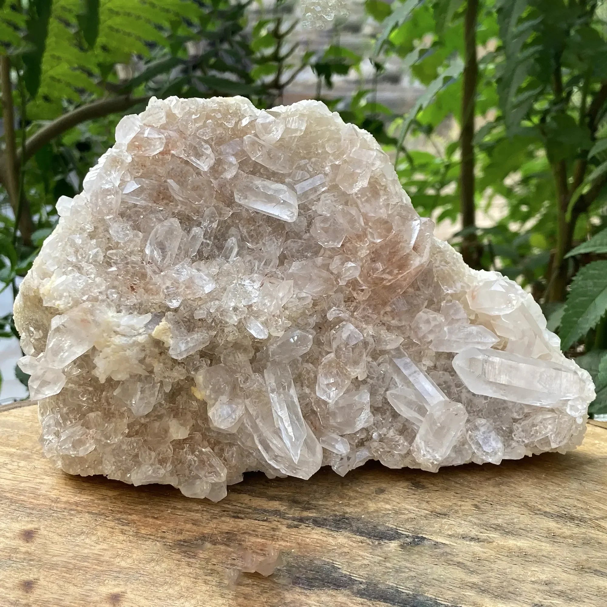 Natural Himalayan Pink Quartz Cluster 1440g Himalayan Quartz
