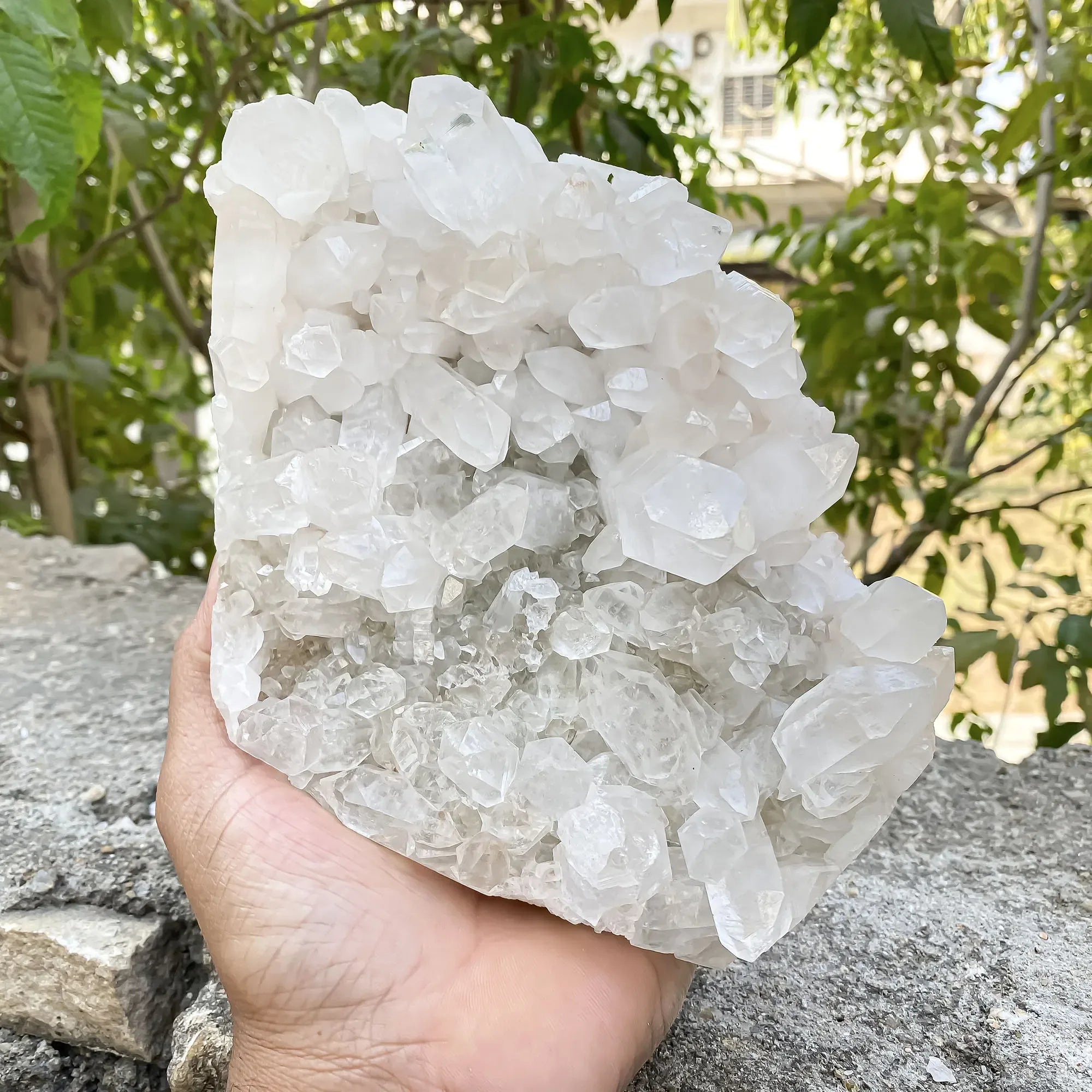 Natural Himalayan White Quartz 1435g Himalayan Quartz