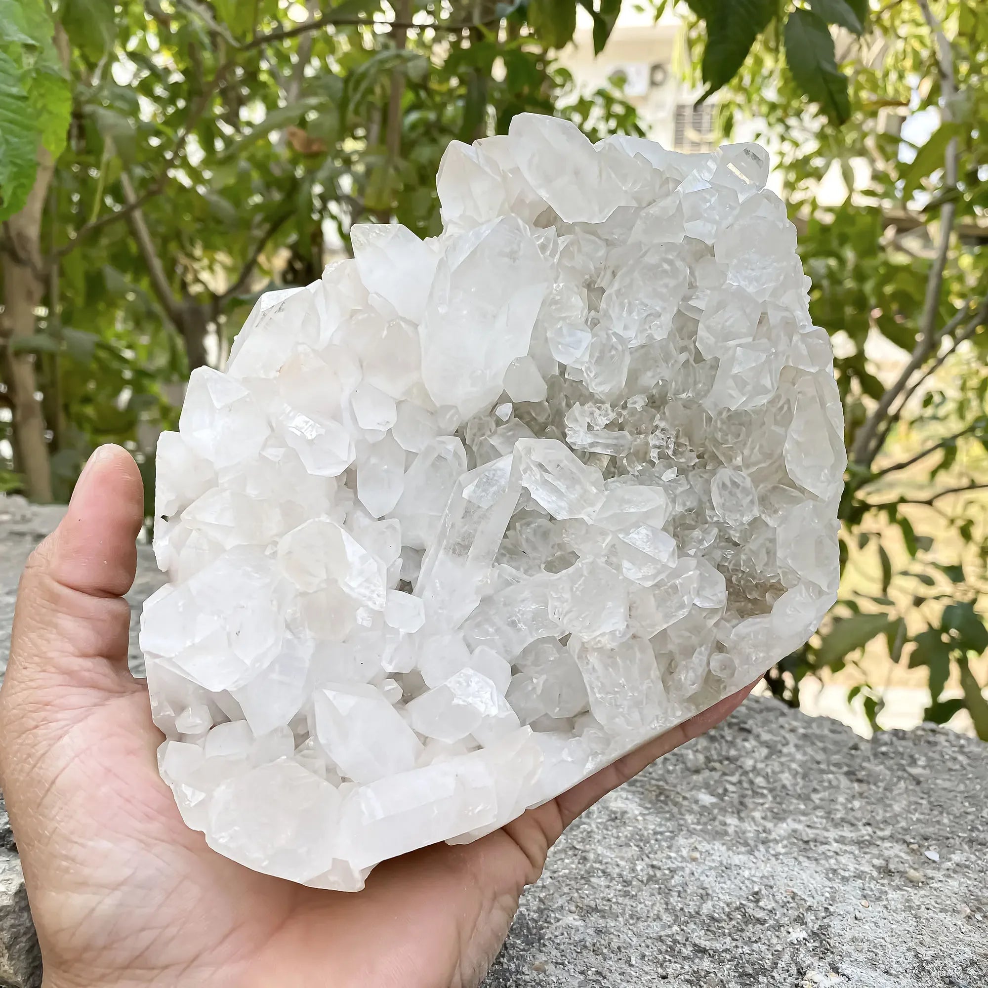 Natural Himalayan White Quartz 1435g Himalayan Quartz