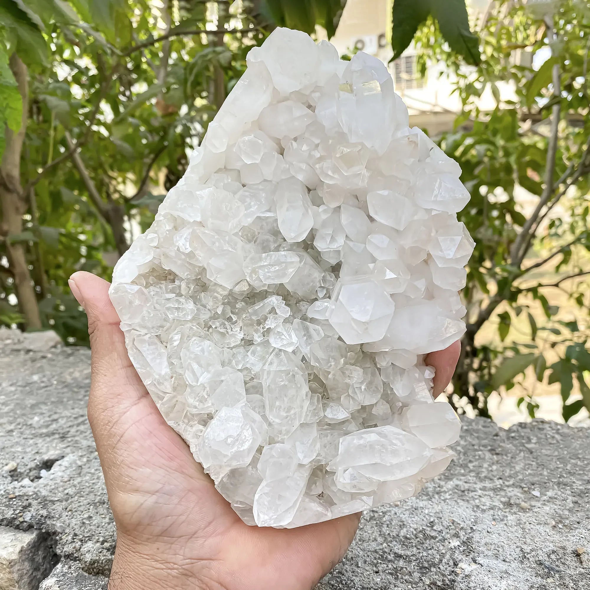 Natural Himalayan White Quartz 1435g Himalayan Quartz