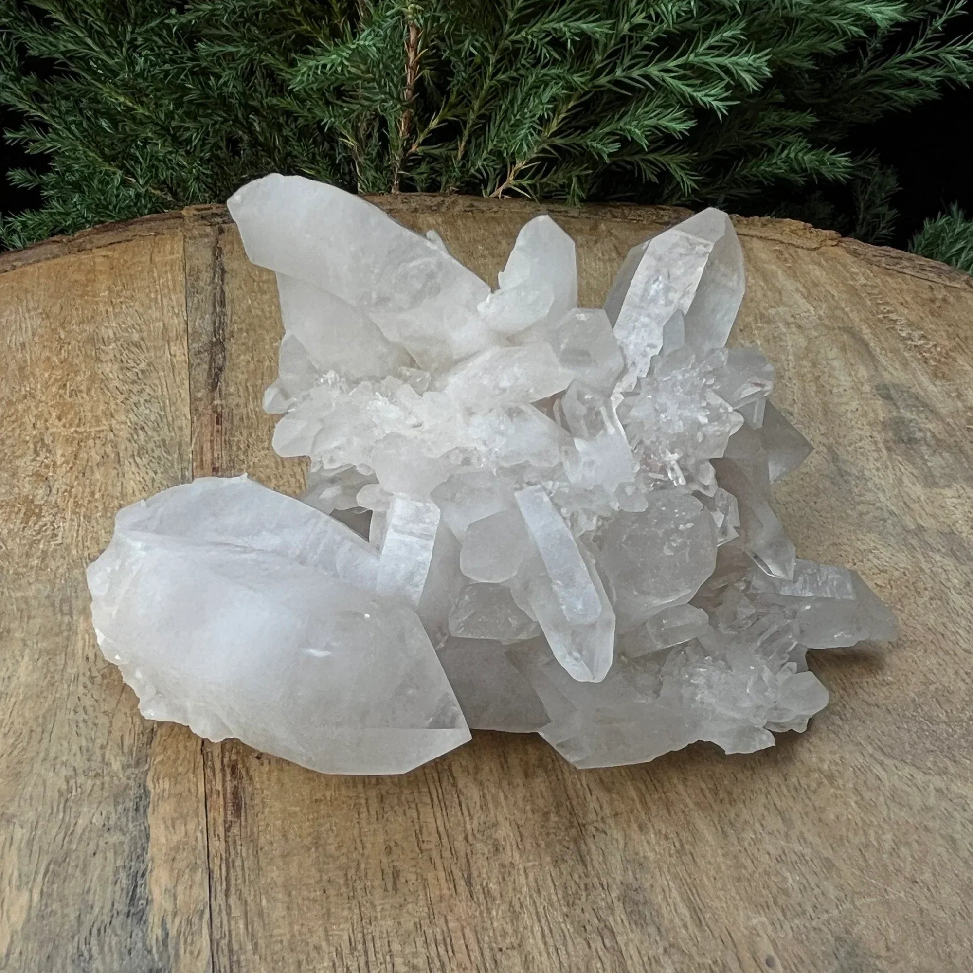 Natural Himalayan White Quartz Cluster 230g – Healing Crystal Himalayan Quartz
