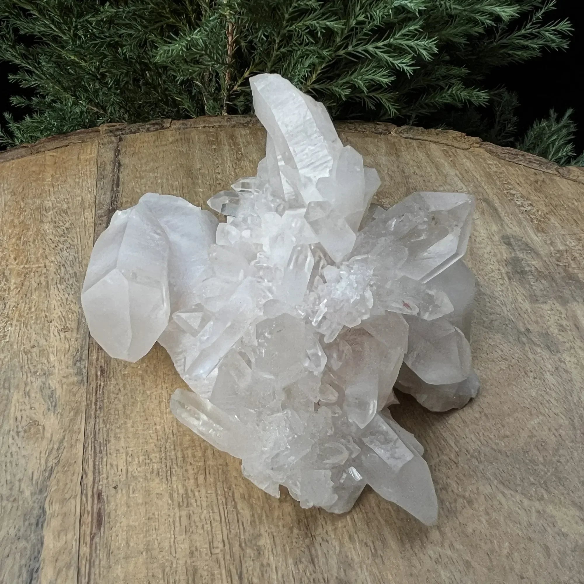 Natural Himalayan White Quartz Cluster 230g – Healing Crystal Himalayan Quartz