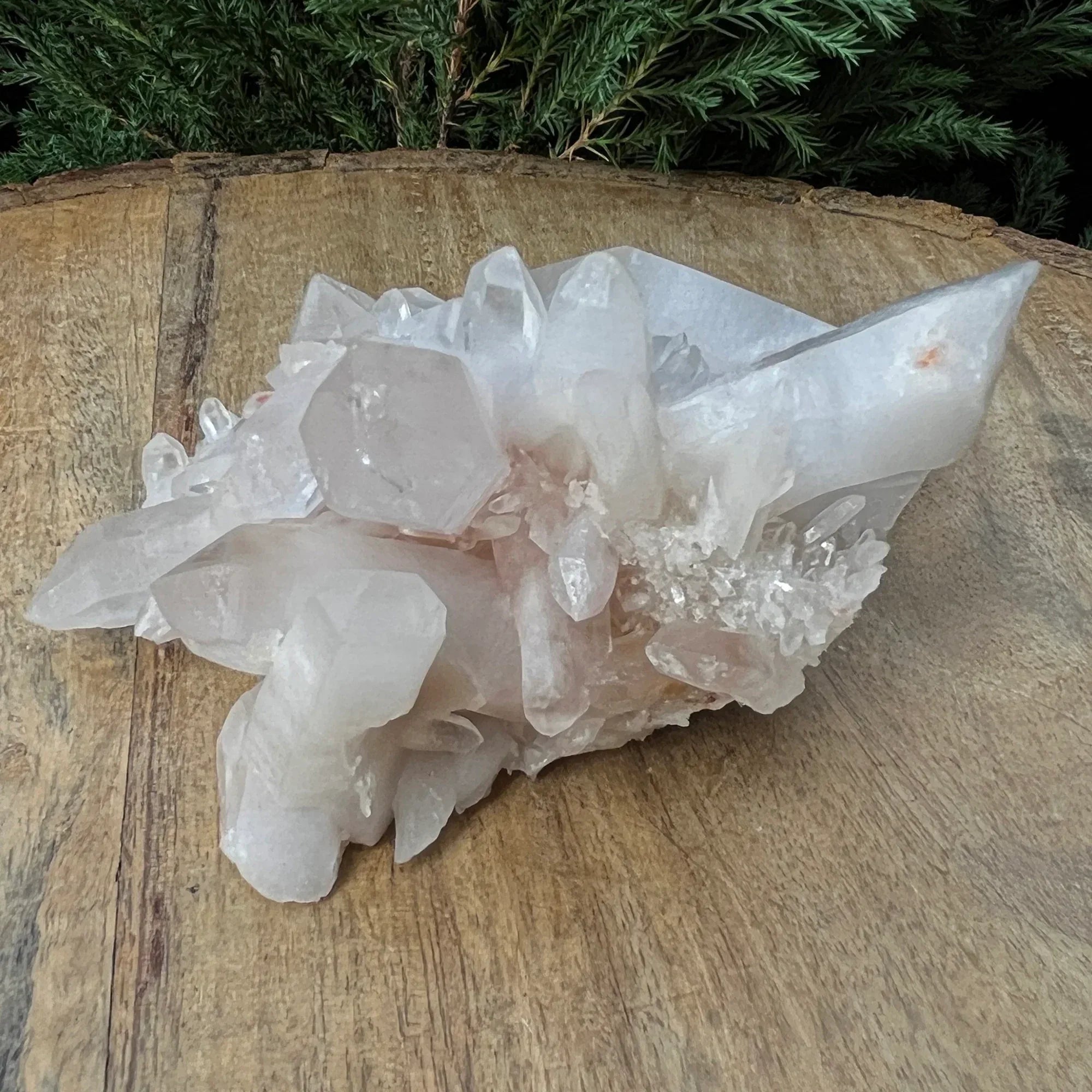 Natural Himalayan White Quartz Cluster 230g – Healing Crystal Himalayan Quartz