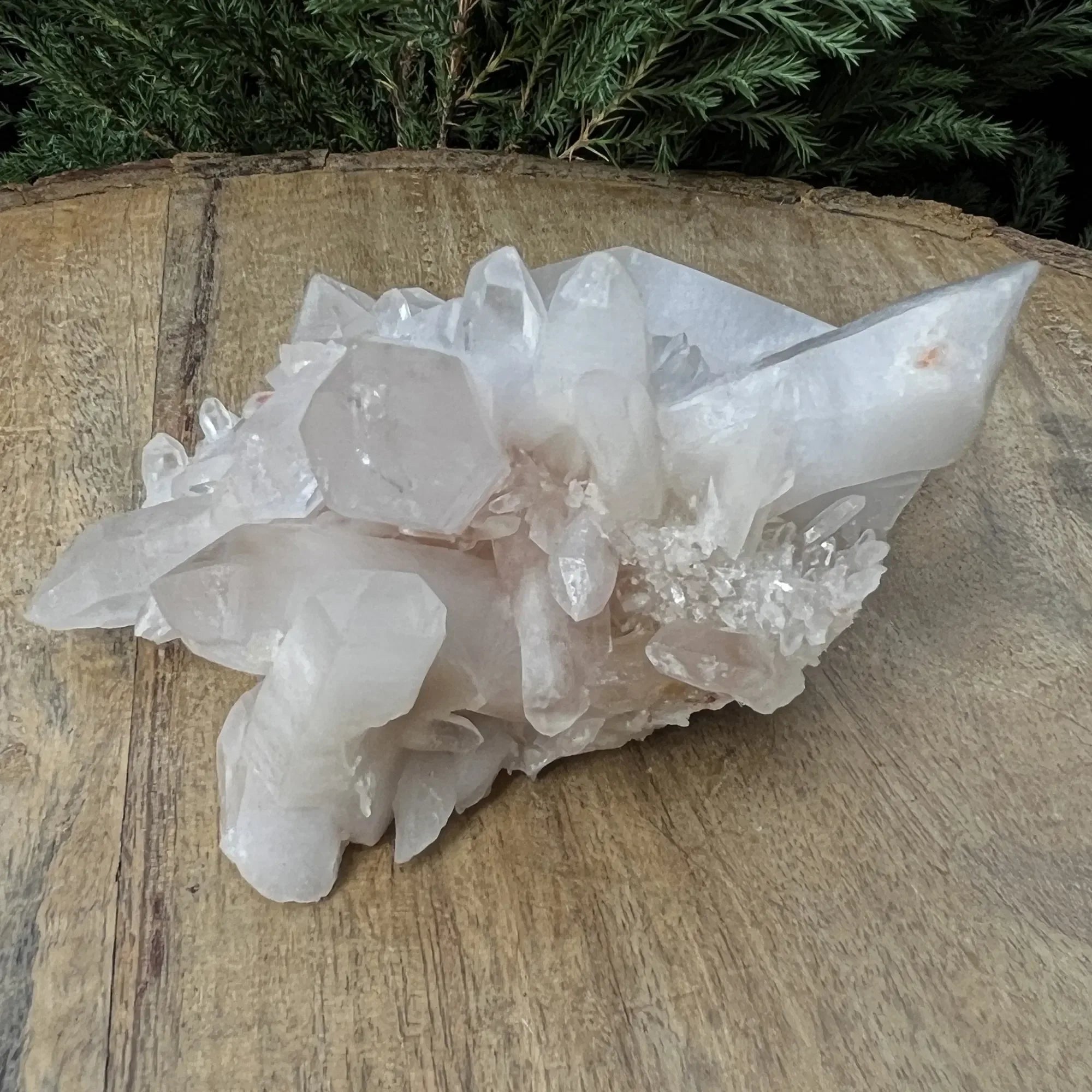 Natural Himalayan White Quartz Cluster 230g – Healing Crystal Himalayan Quartz