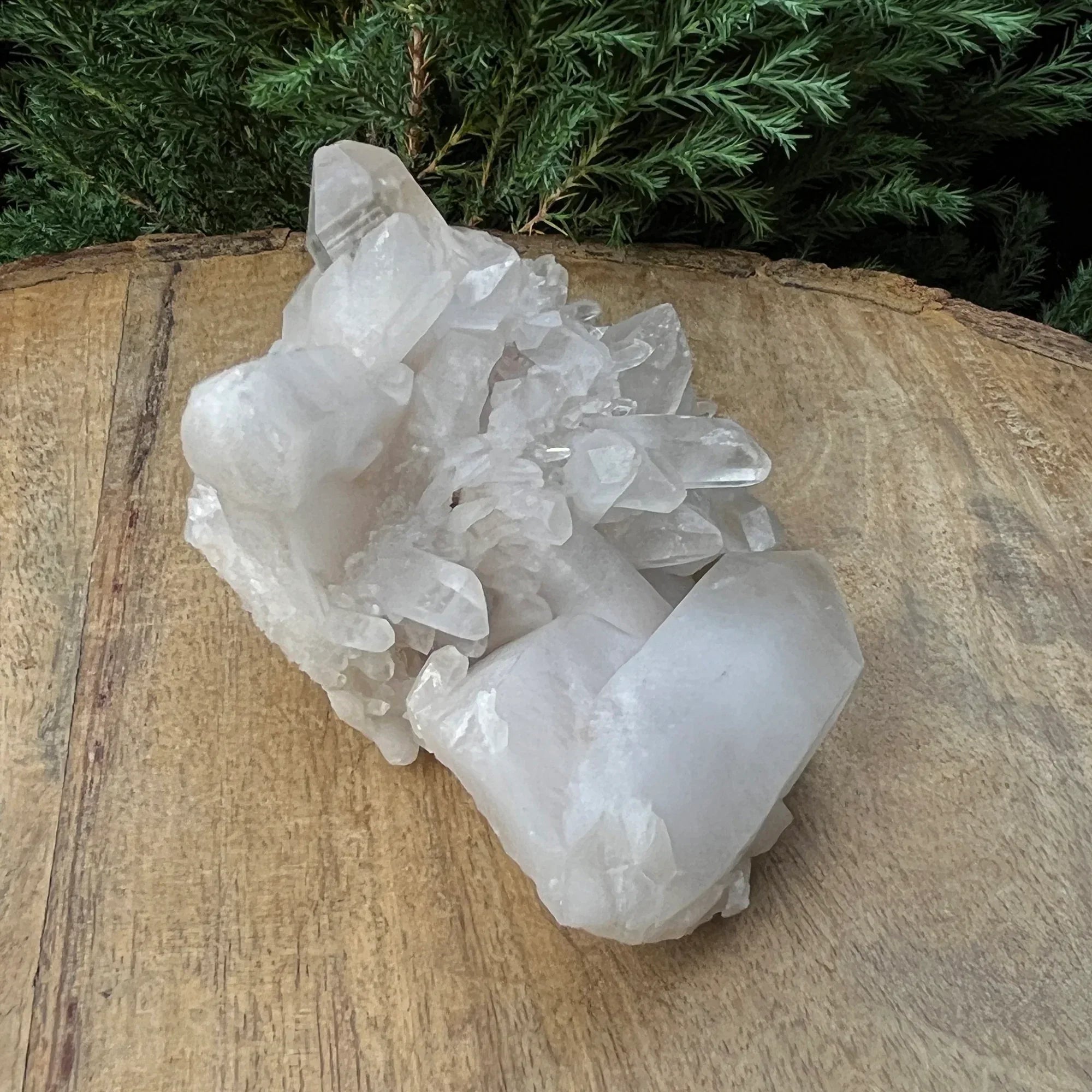 Natural Himalayan White Quartz Cluster 230g – Healing Crystal Himalayan Quartz