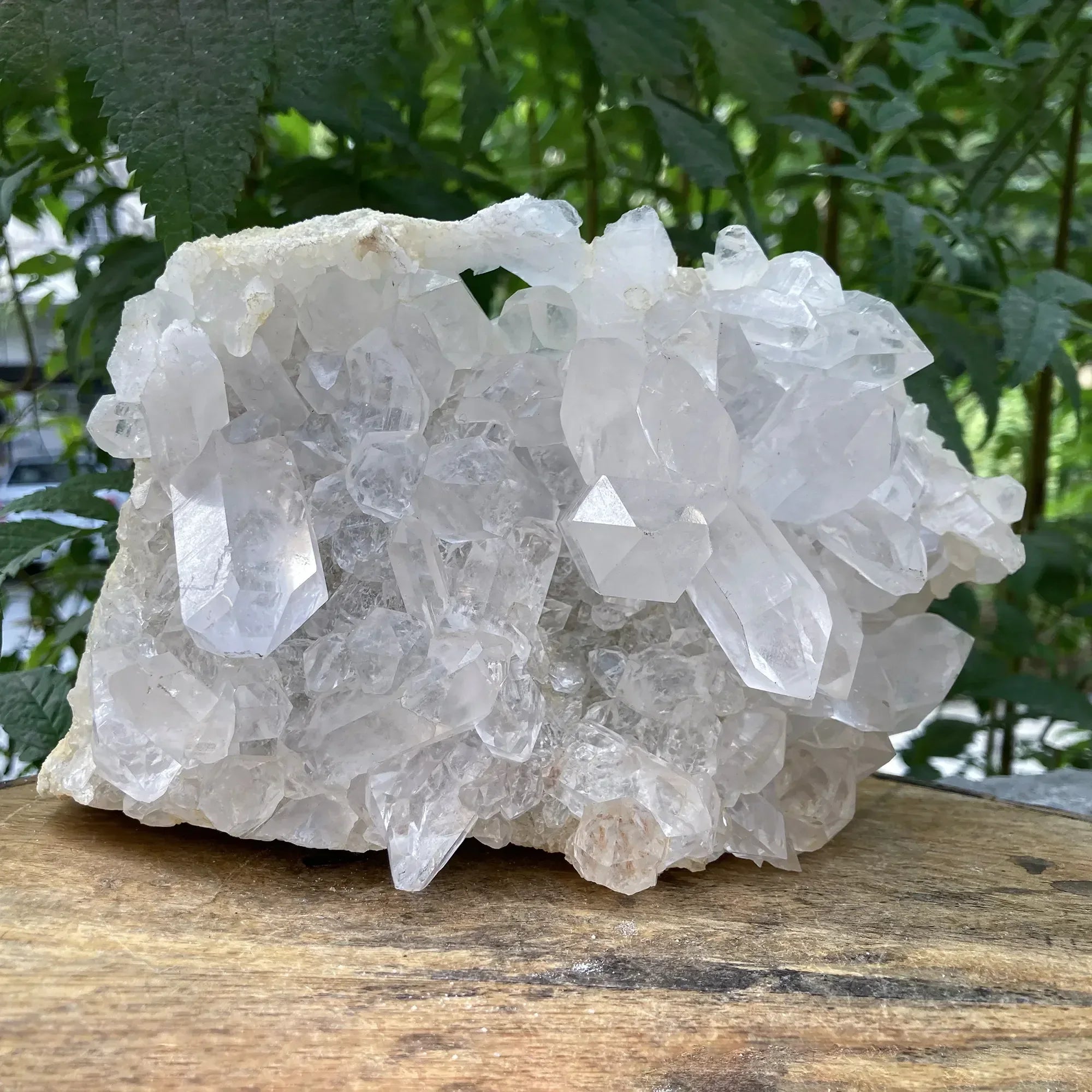 Natural Himalayan White Quartz Cluster 1335g Himalayan Quartz