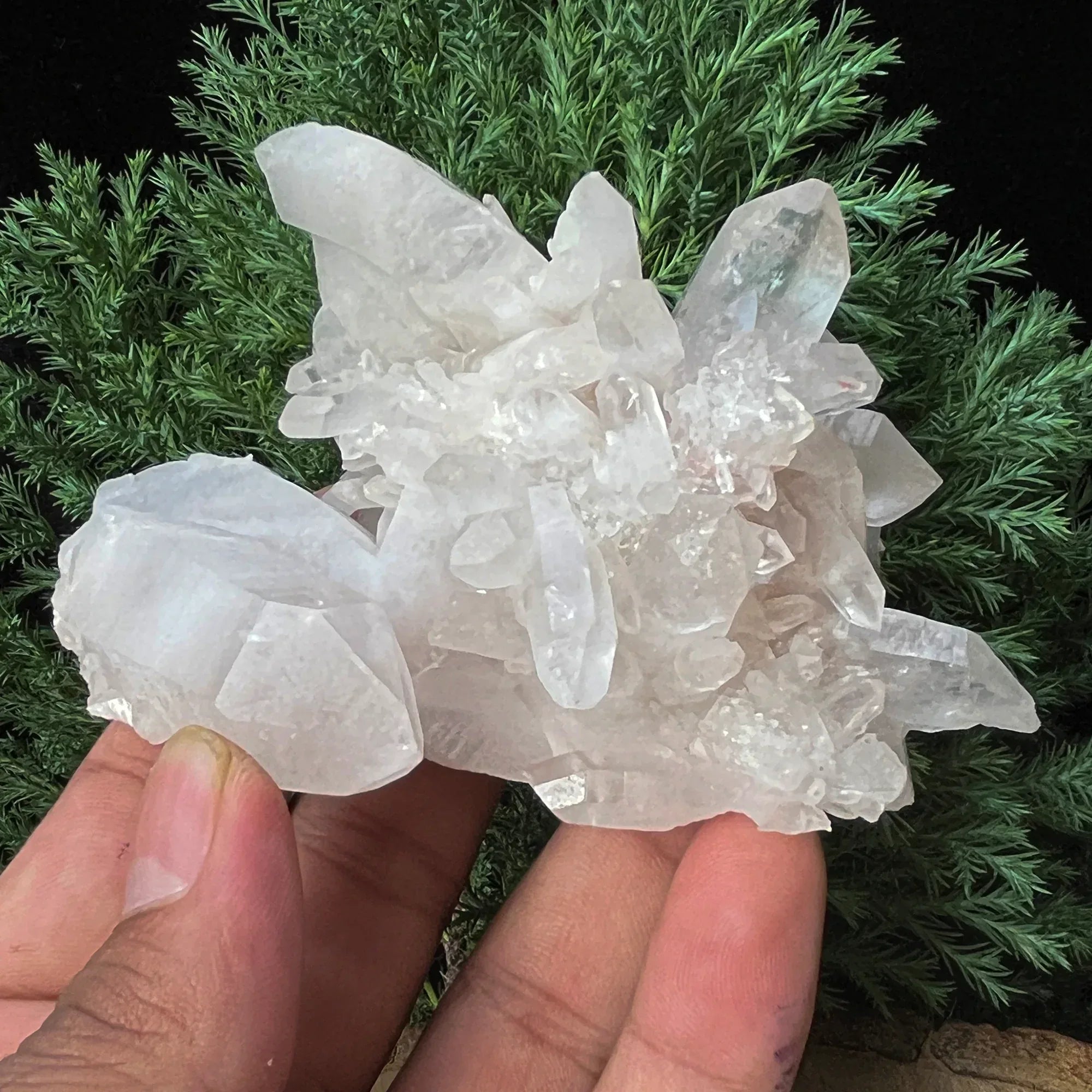 Natural Himalayan White Quartz Cluster 230g – Healing Crystal Himalayan Quartz