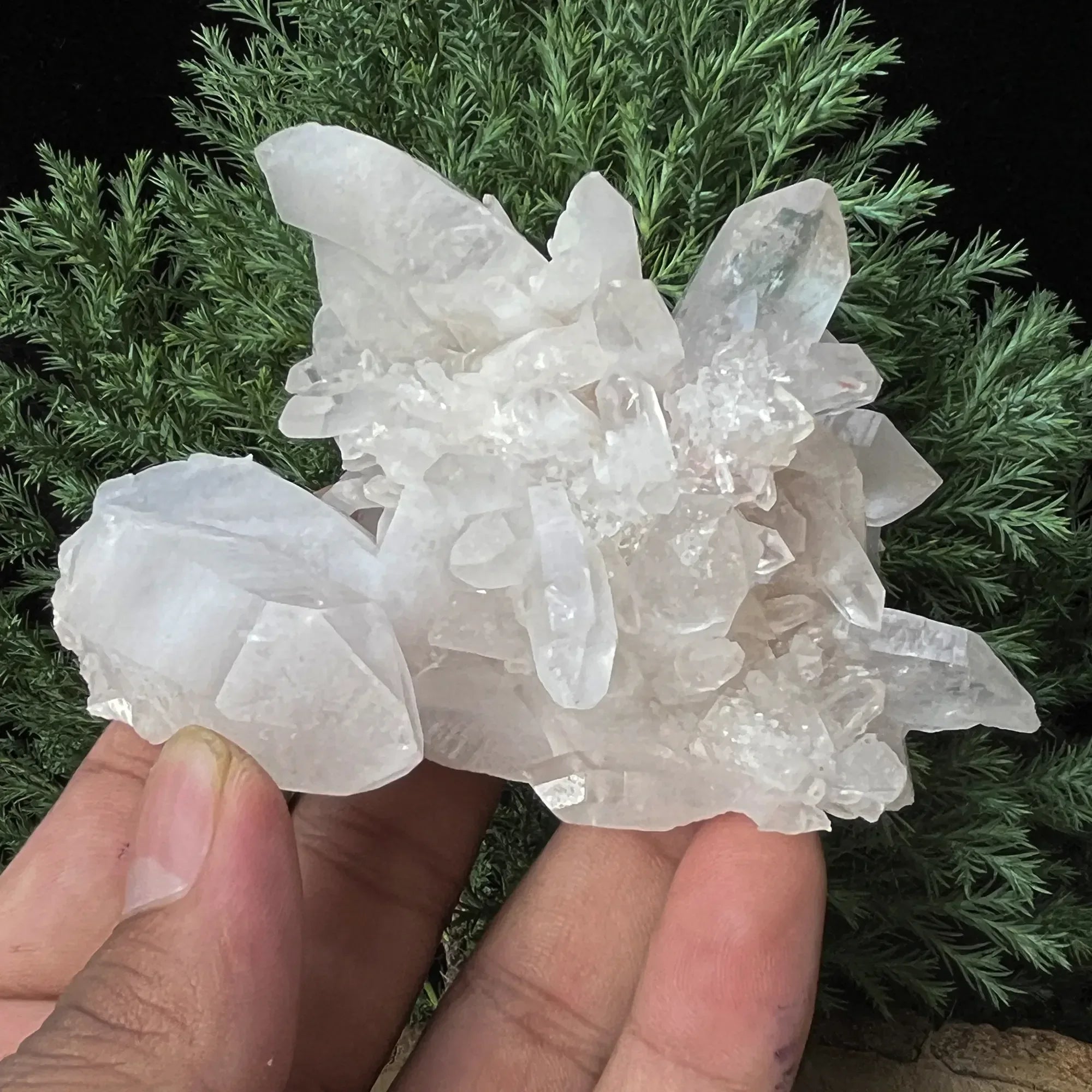 Natural Himalayan White Quartz Cluster 230g – Healing Crystal Himalayan Quartz