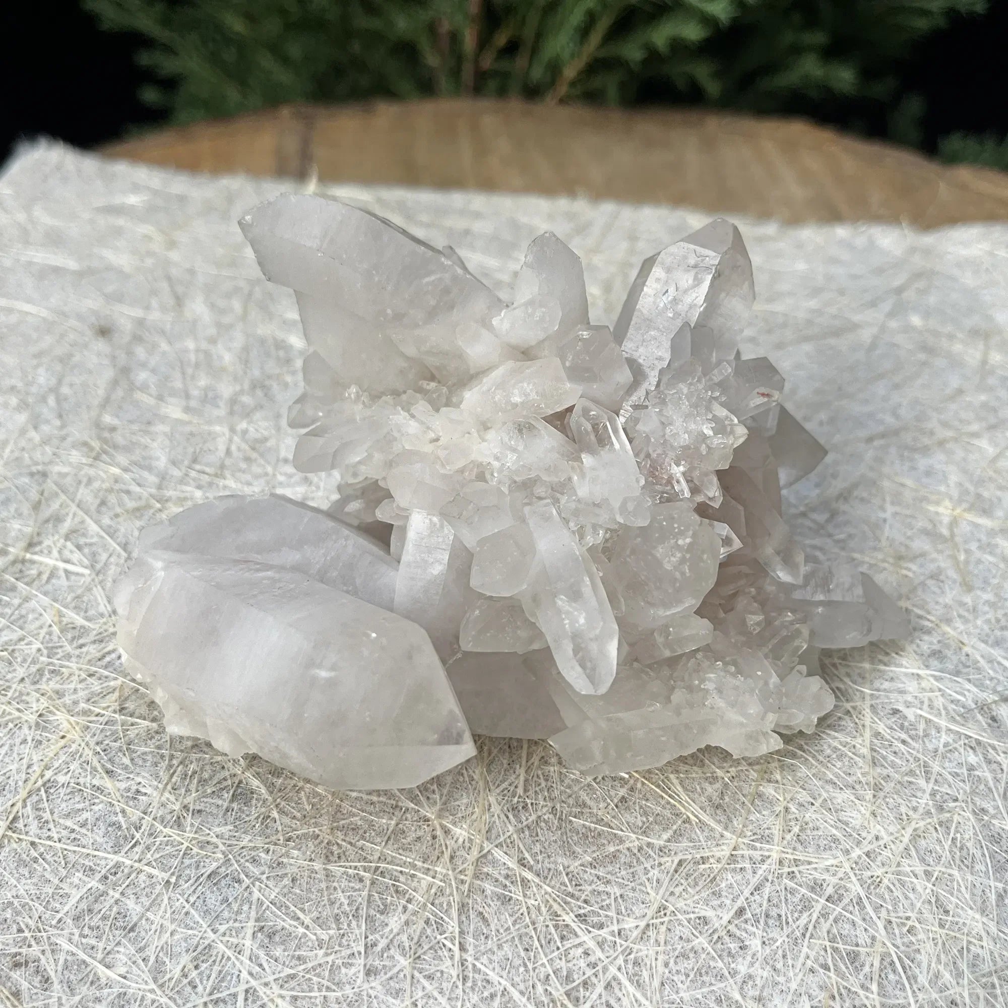 Natural Himalayan White Quartz Cluster 230g – Healing Crystal Himalayan Quartz