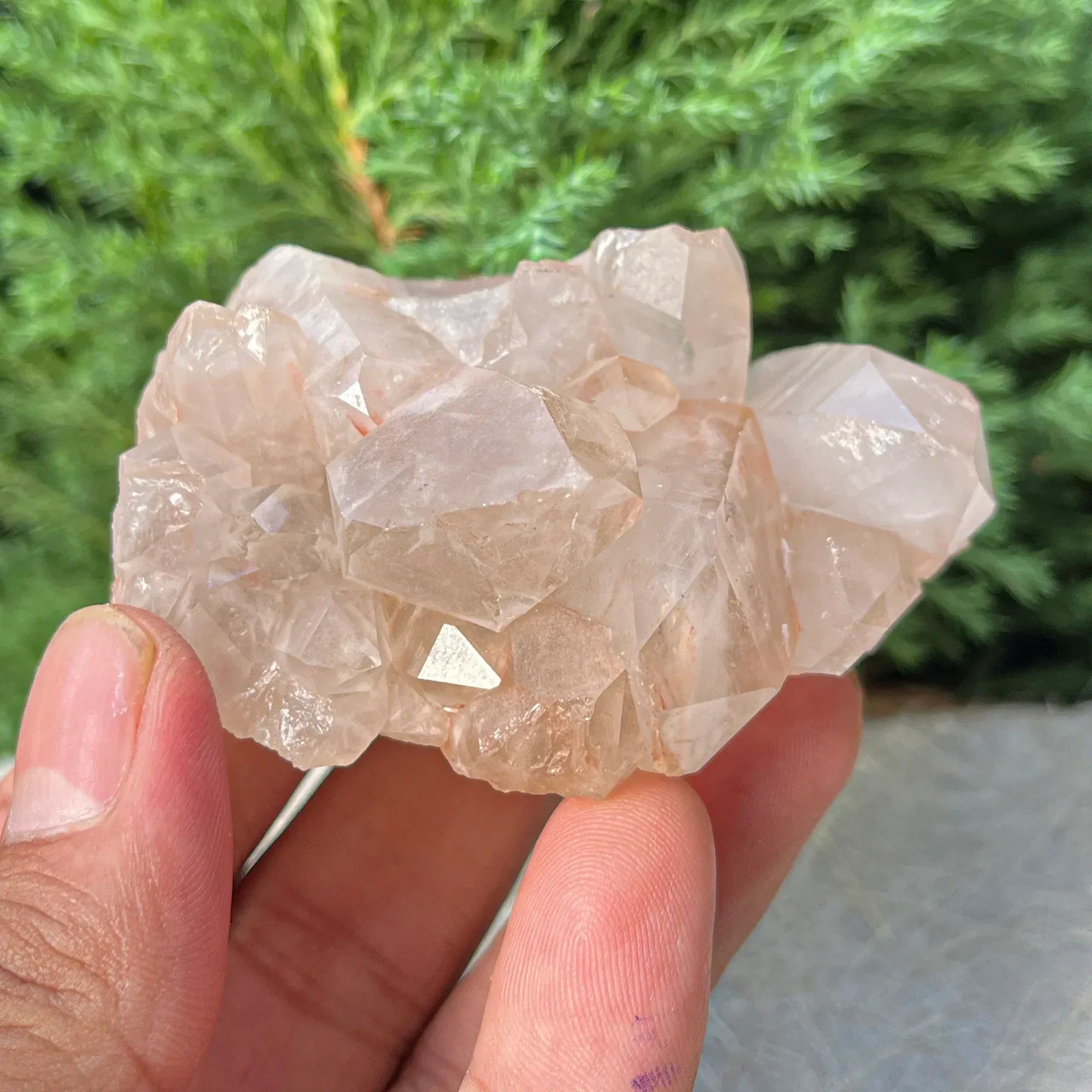 Natural Himalayan Pink Quartz Cluster 170g – Healing Crystal Himalayan Quartz