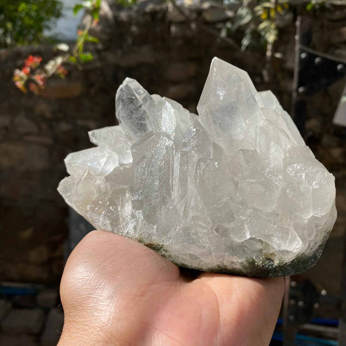 Himalayan Green Chlorite Quartz Cluster 989g