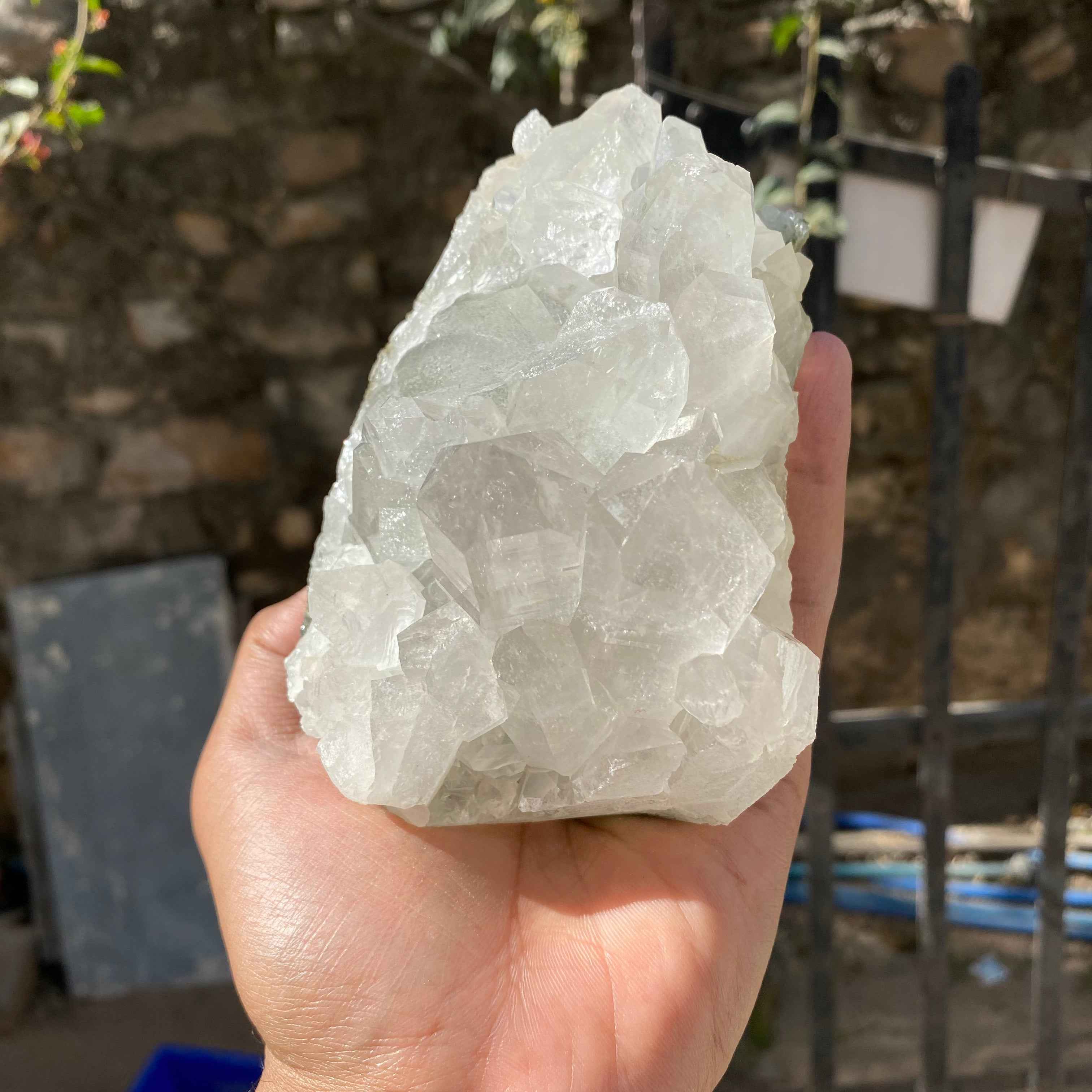 Himalayan Green Chlorite Quartz Cluster 989g