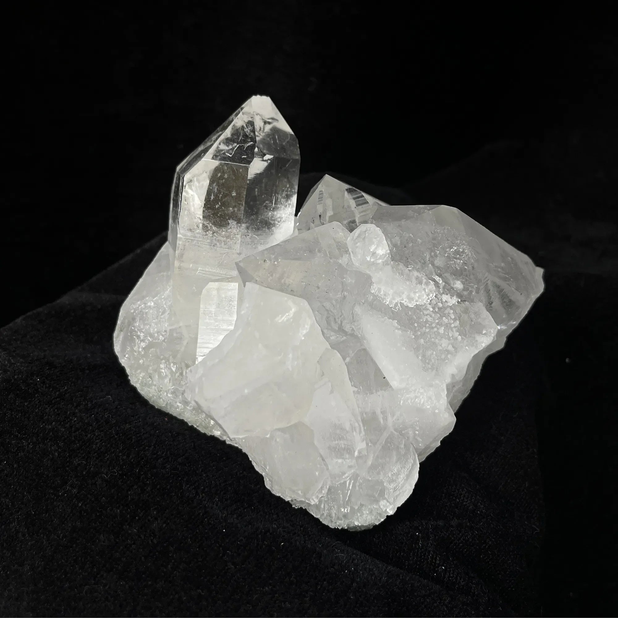 Natural Himalayan Green Chlorite Quartz Cluster 695g – Healing Crystal Himalayan Quartz