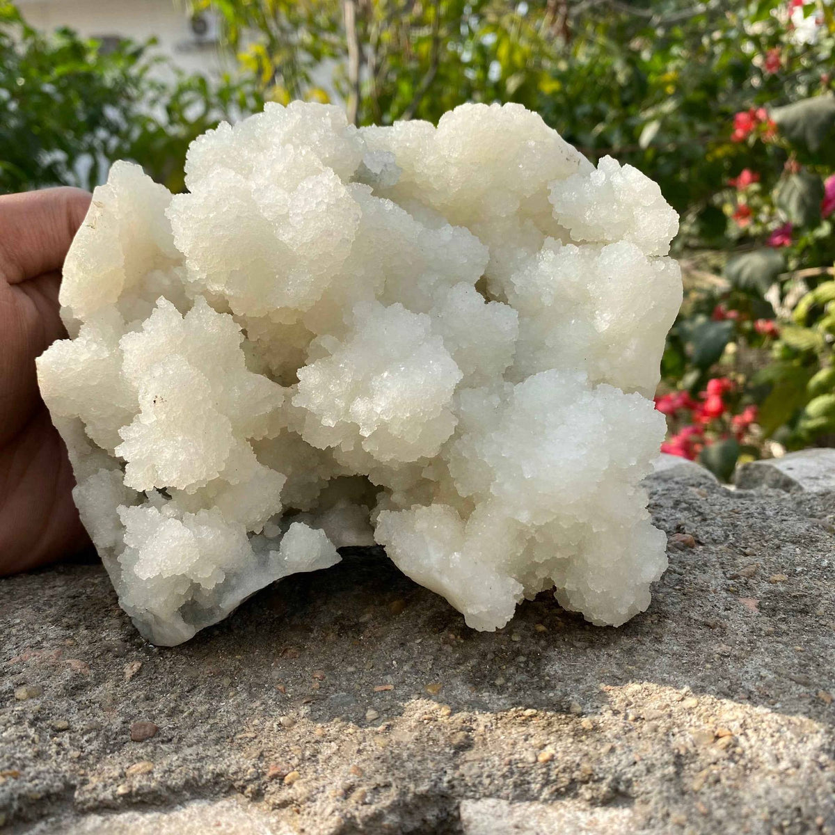 Natural Chalcedony Crystal Cluster 1655g