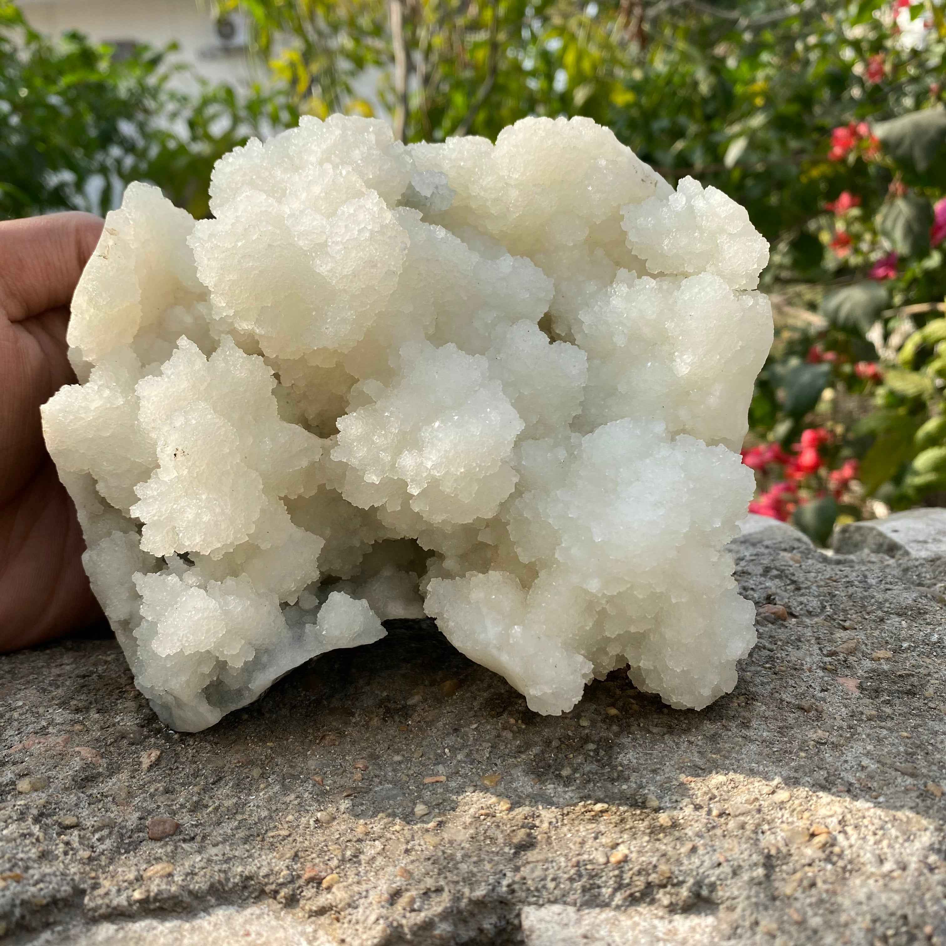 Natural Chalcedony Crystal Cluster 1655g