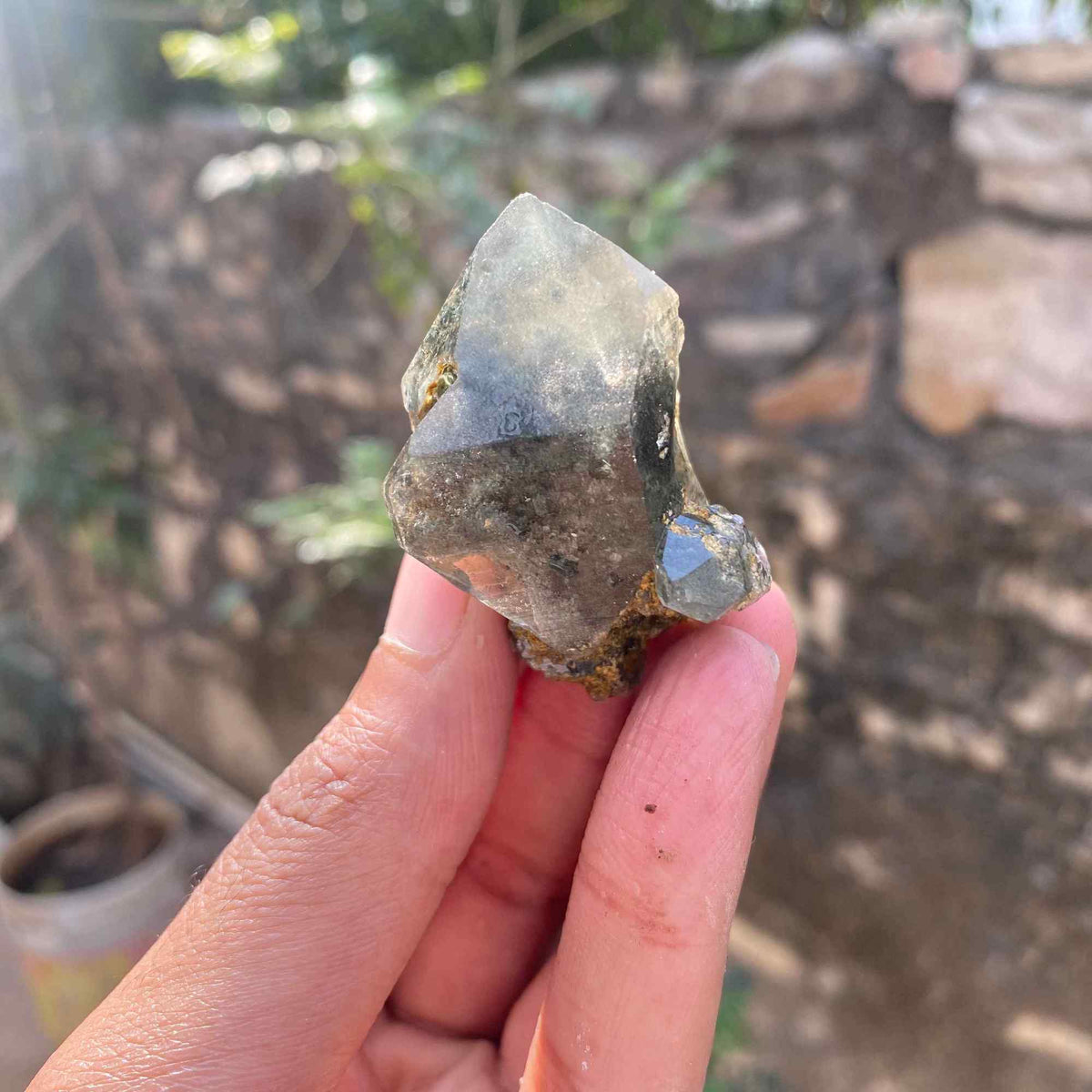 Himalayan Green Chlorite Quartz Cluster 34g