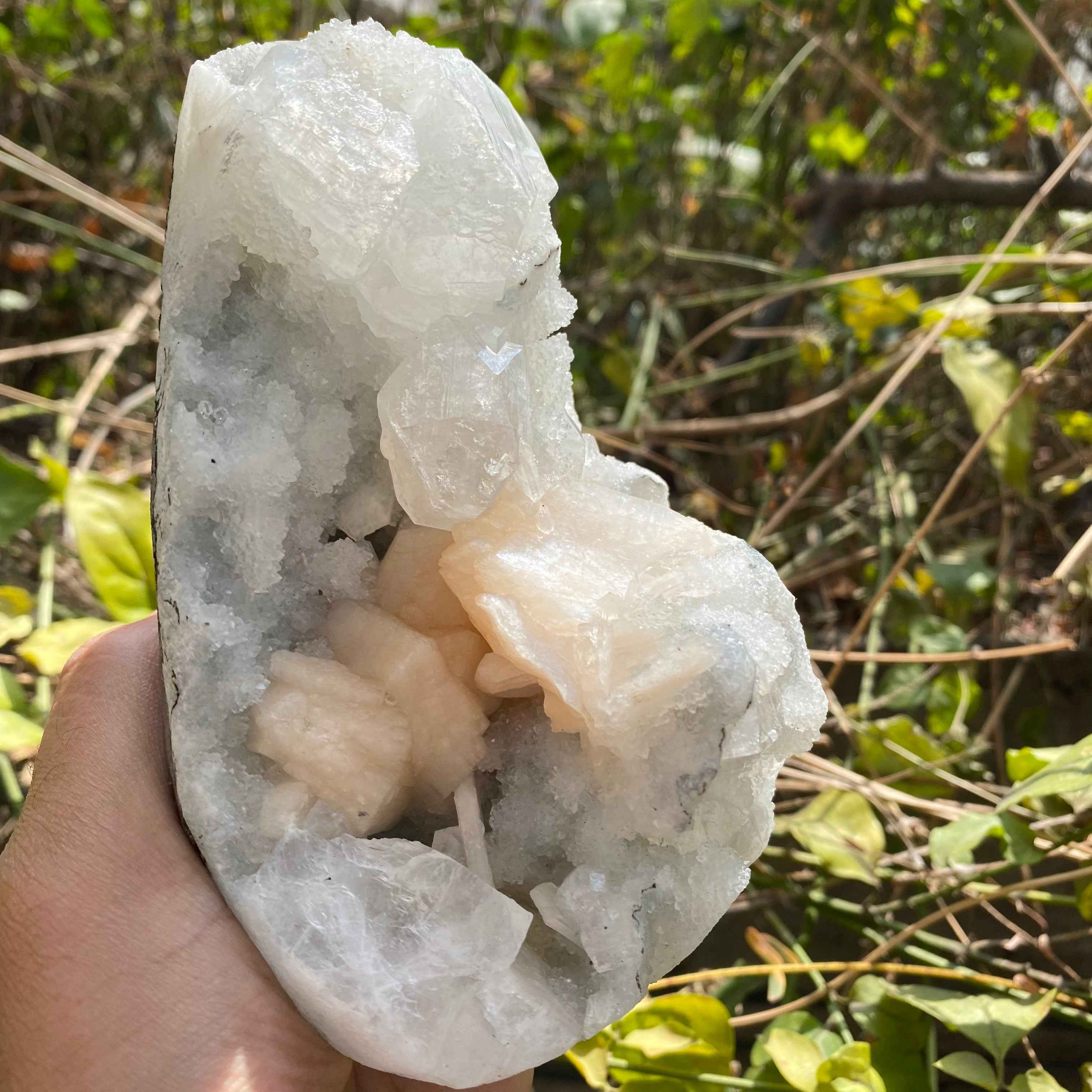 Natural Apophyllite Crystal Cluster 715g