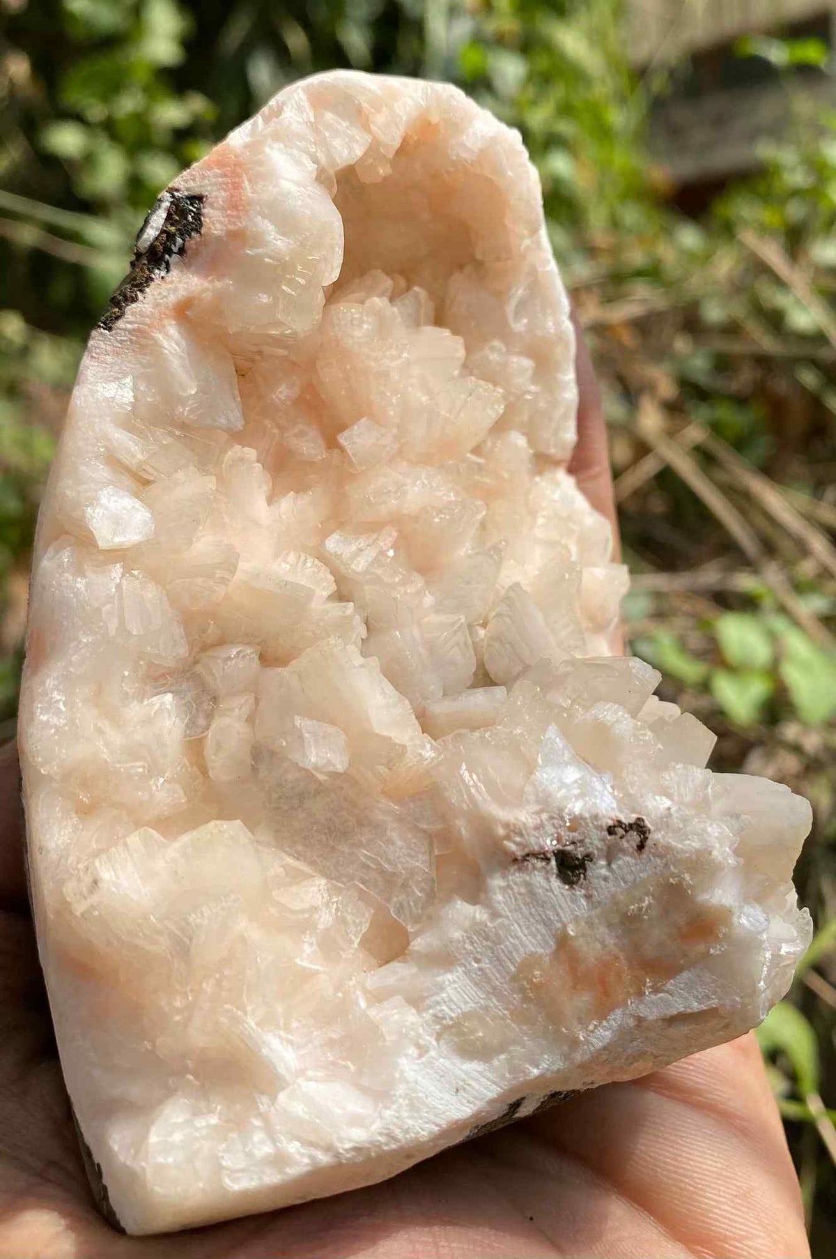 Stillbite Apophyllite Crystal Cluster 355g