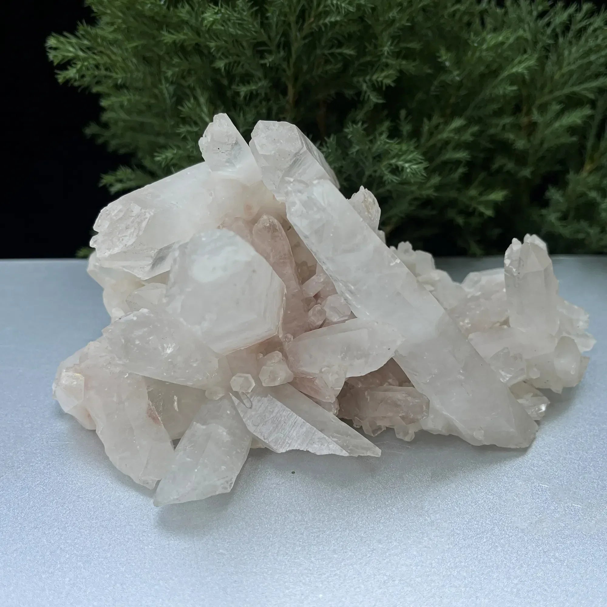 Natural Himalayan Pink Quartz Cluster 560g – Healing Crystal Himalayan Quartz